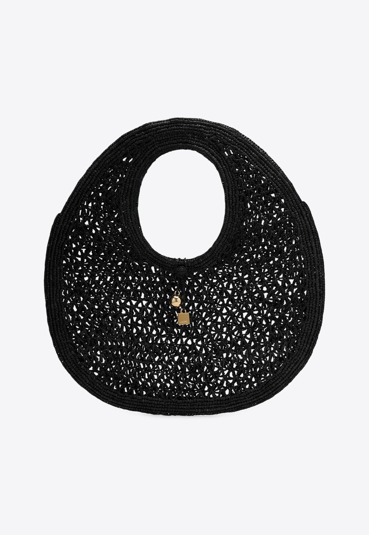 Le Rond Spiaggia raffia shoulder bag Product Image