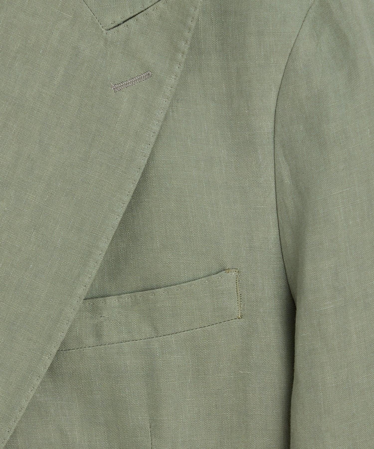 Italian Linen Double-Breasted Jacket Product Image