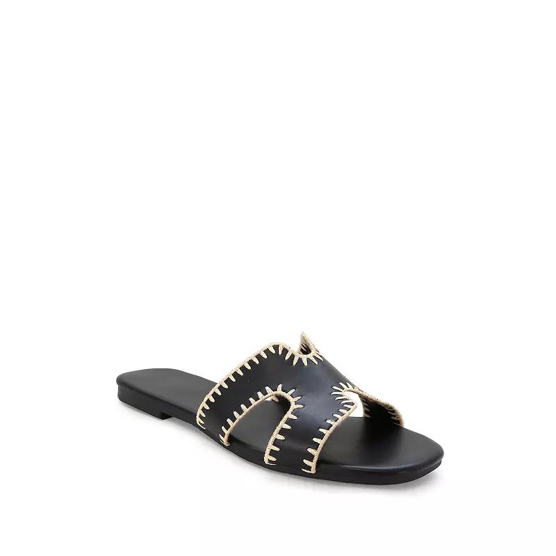 Yoki Essie-29 Women's Open Toe H-Band Stitch Sandals,  Product Image