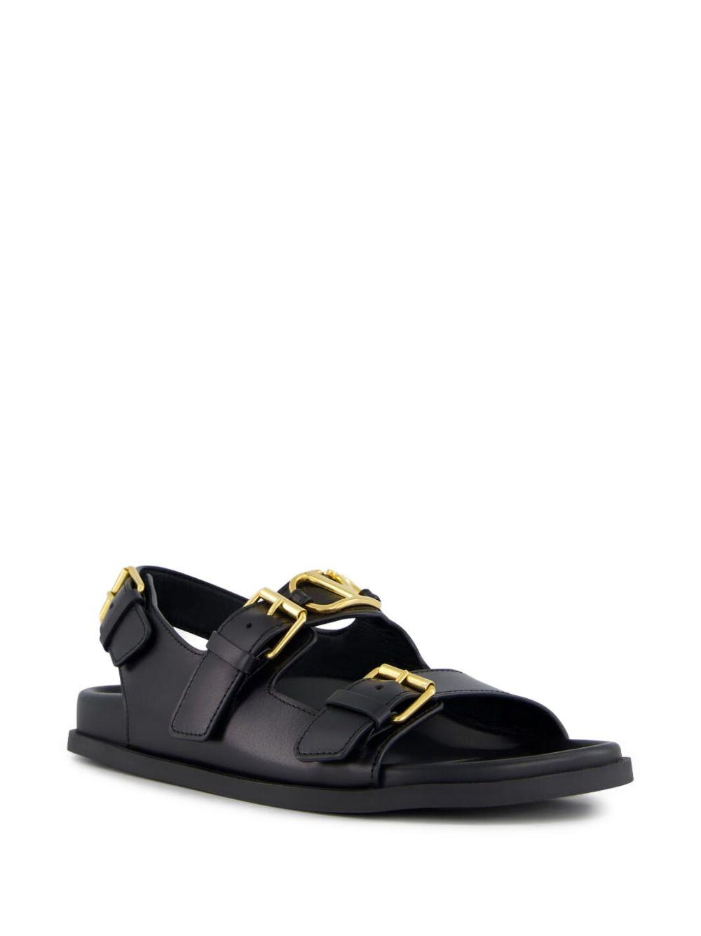 VLogo Signature buckle-detail sandals Product Image