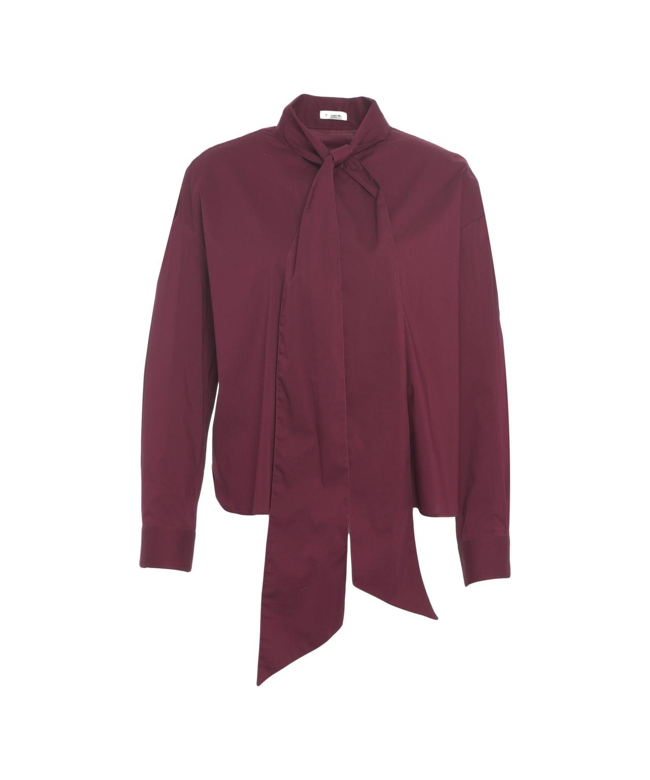 Blouse with bow collar Product Image