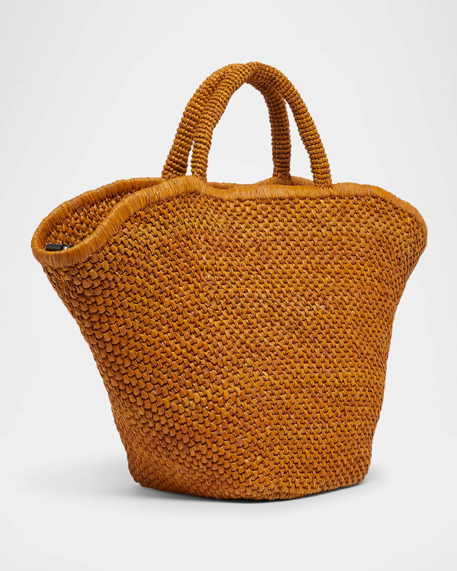 Large Chelsea Tote Bag in Natural Raffia Product Image