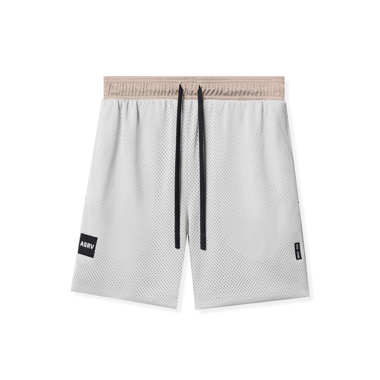 0795. SilverPlus™ Mesh Reversible Short - Beige/White Male Product Image