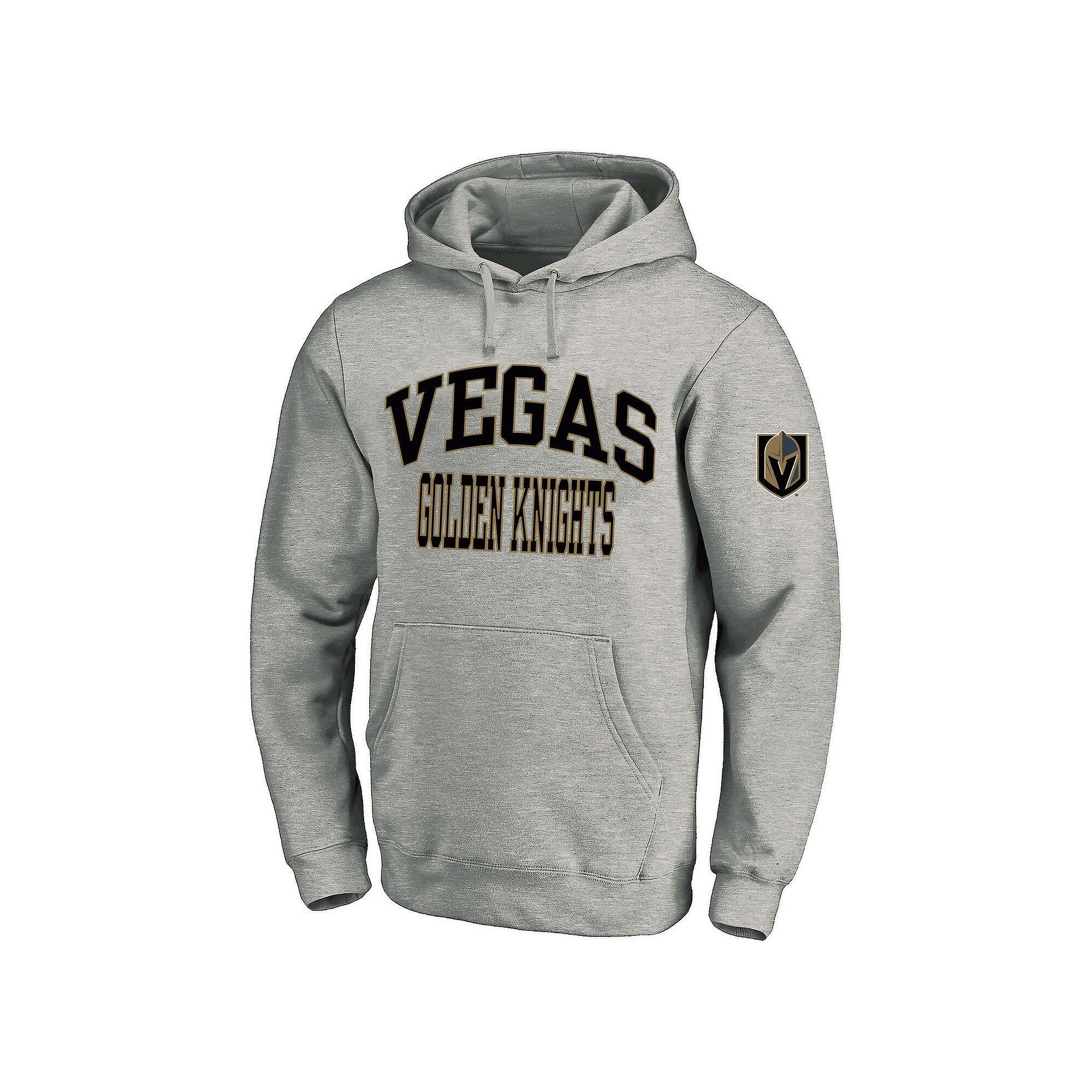 Men's Fanatics Heather Gray Vegas Golden Knights Big & Tall Fleece Pullover Hoodie, Size: XLT, Lvk Grey Product Image