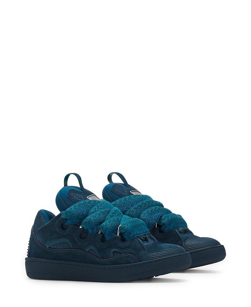 Lanvin Unisex Curb Leather Sneakers Product Image