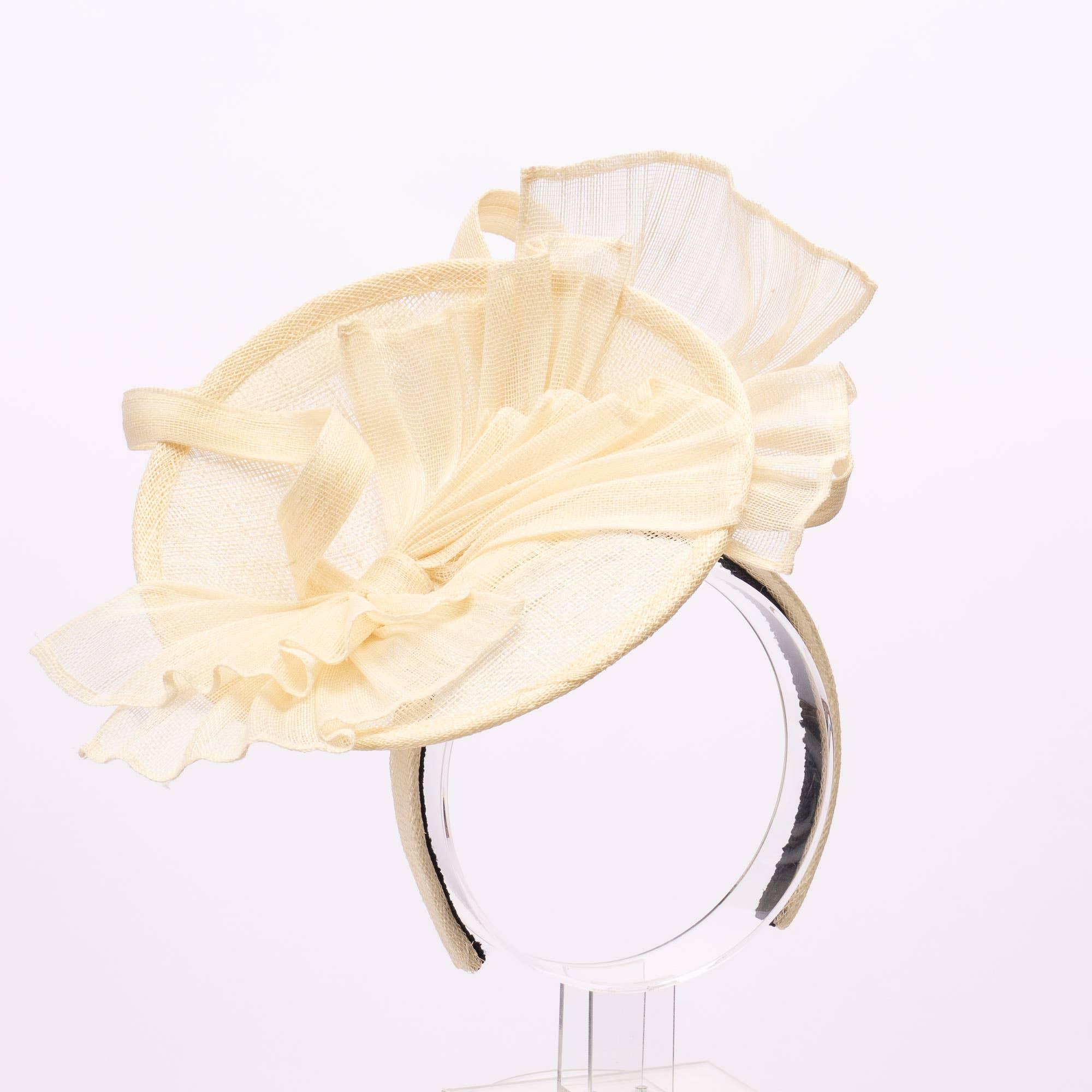 Round Sinamay Kentucky Derby Fascinator Product Image