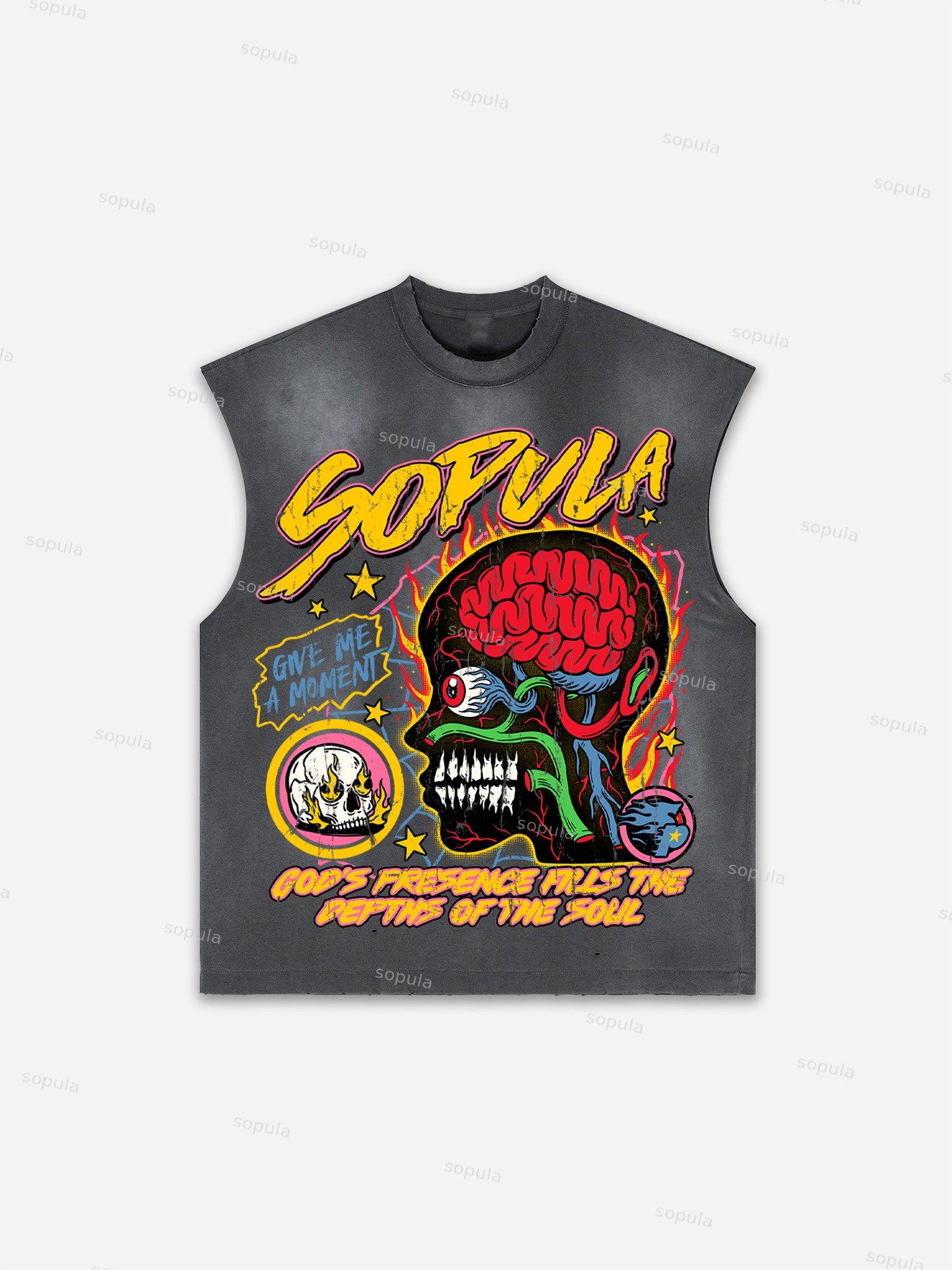 Men's Washed Boxer Boys Graphic Print Tank Top Product Image