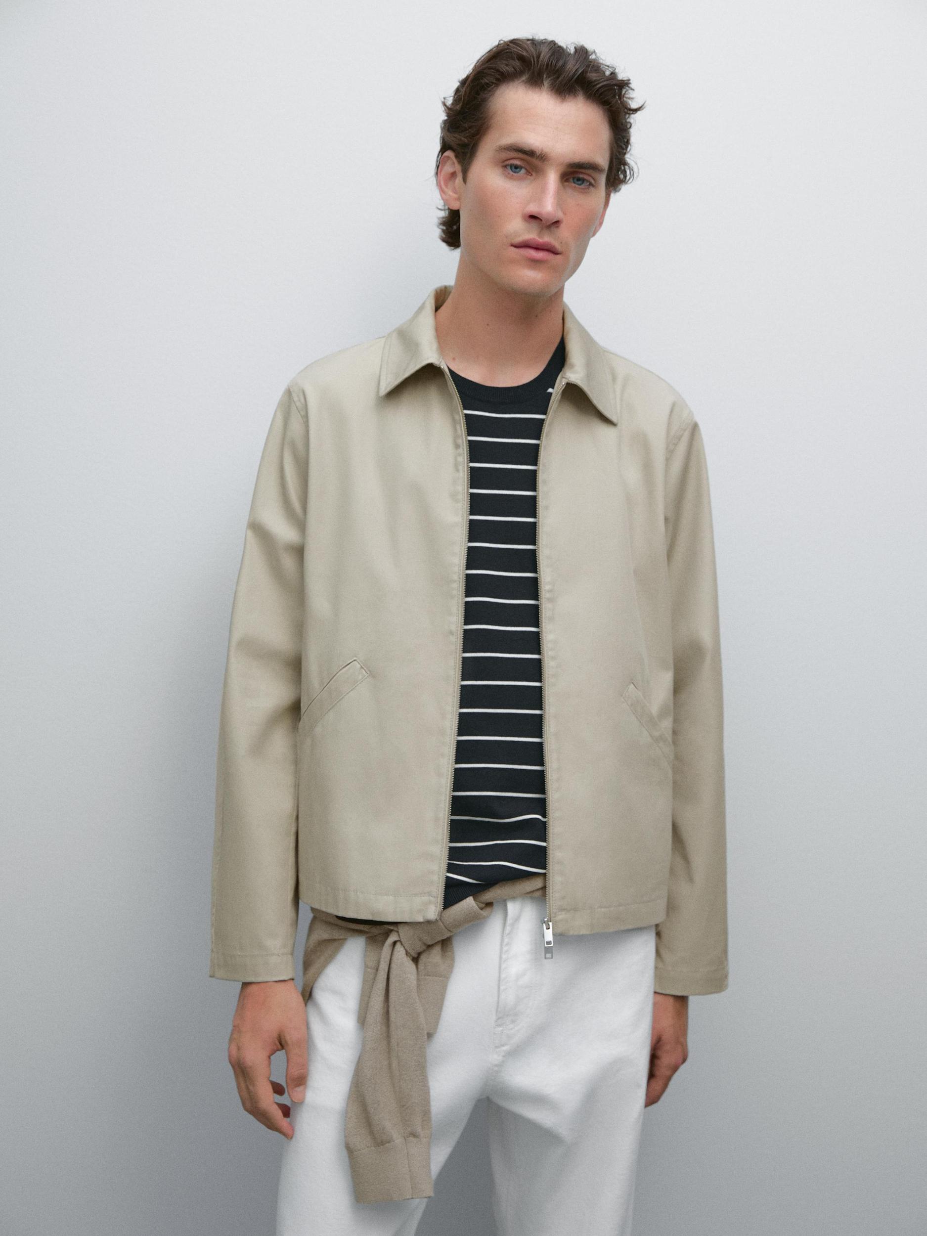 Water-repellent 100% cotton jacket Product Image