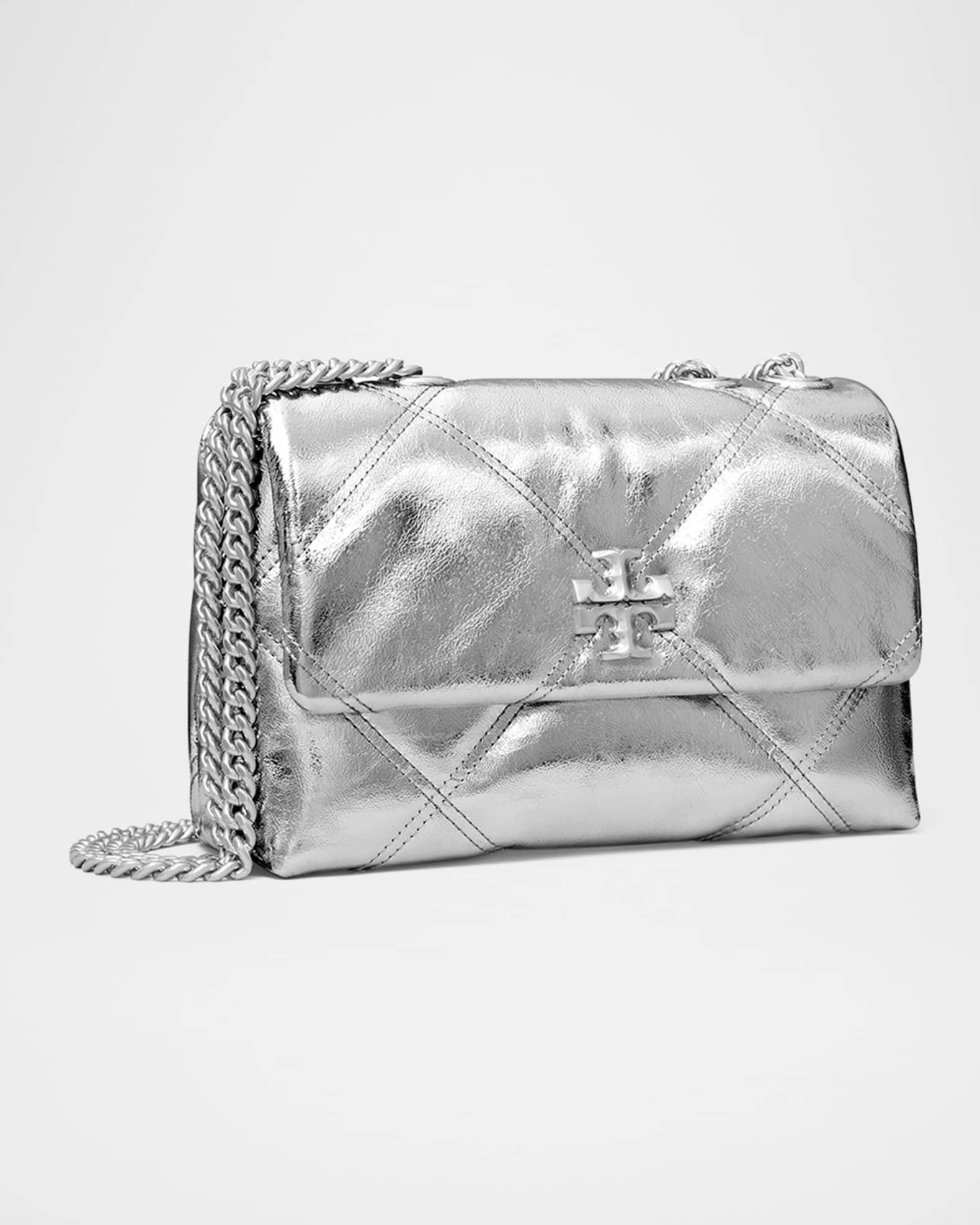 Kira Small Metallic Quilted Leather Convertible Crossbody Bag Product Image