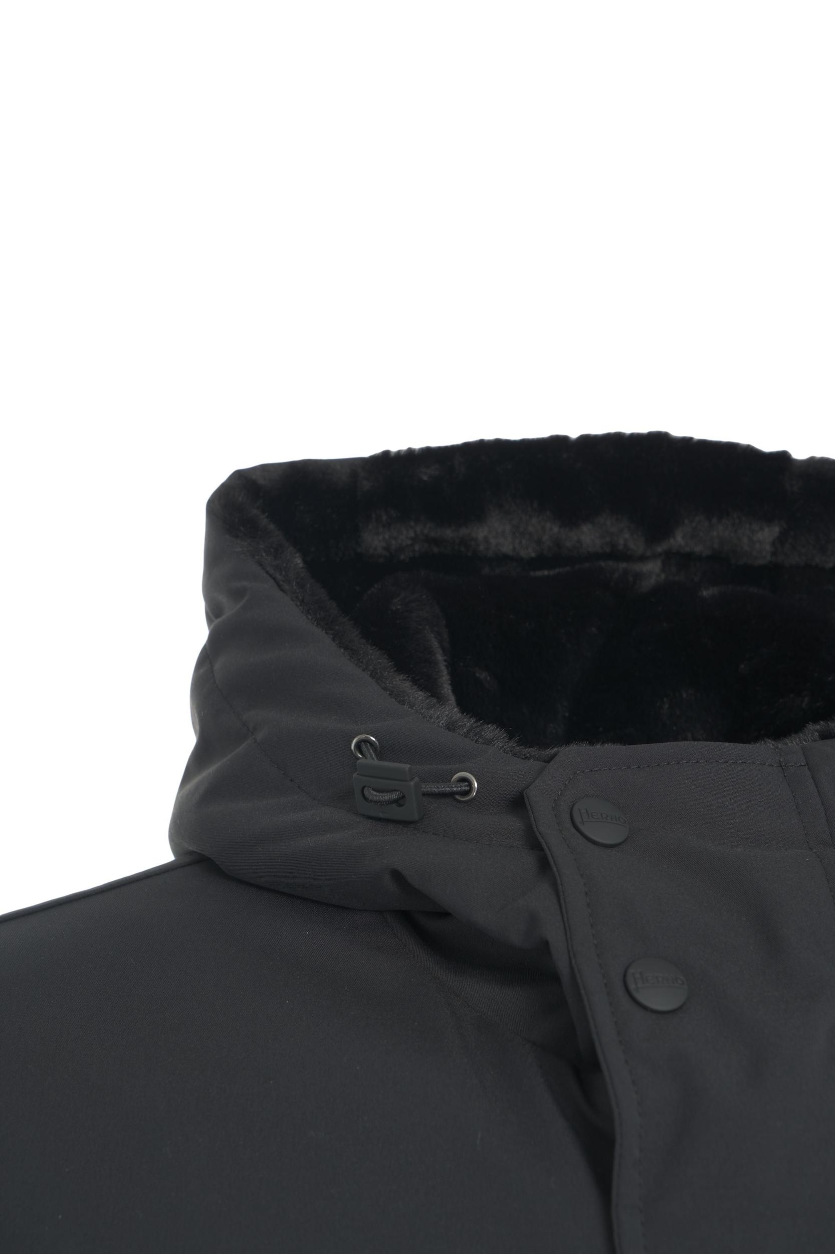 Parka with faux fur hood Product Image