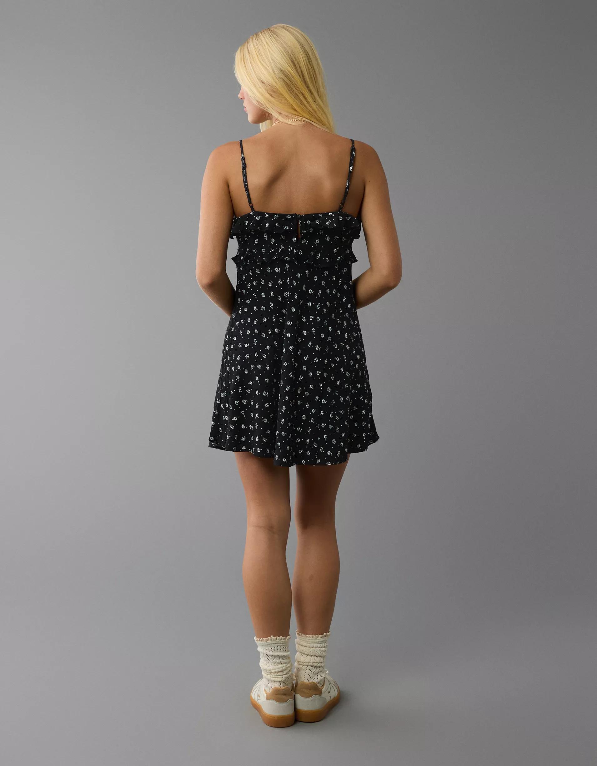 AE Ruffle Mini Slip Dress Product Image