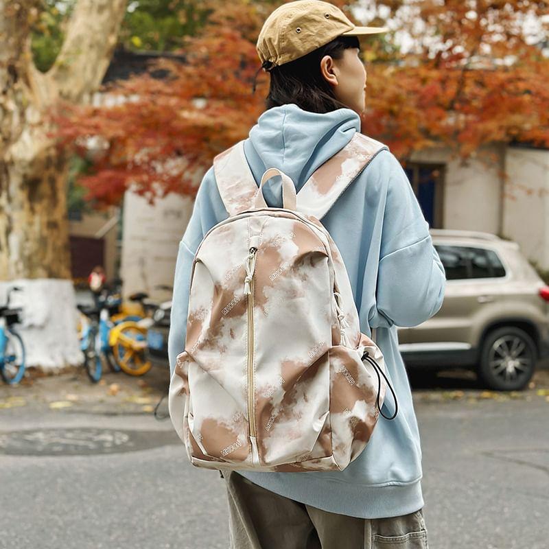 Tie Dye Nylon Laptop Backpack Product Image