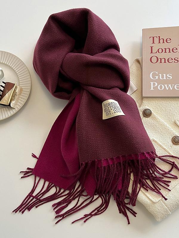 Keep Warm Tasseled Shawl&Scarf Product Image