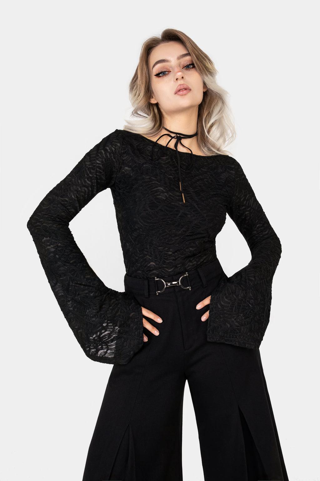 Reinette Flute Sleeve Top Product Image