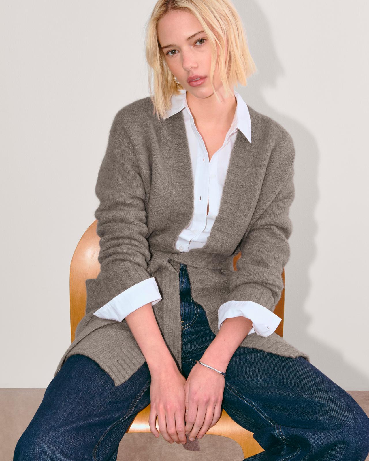 Womens Robe Cardigan in Alpaca by Everlane Product Image