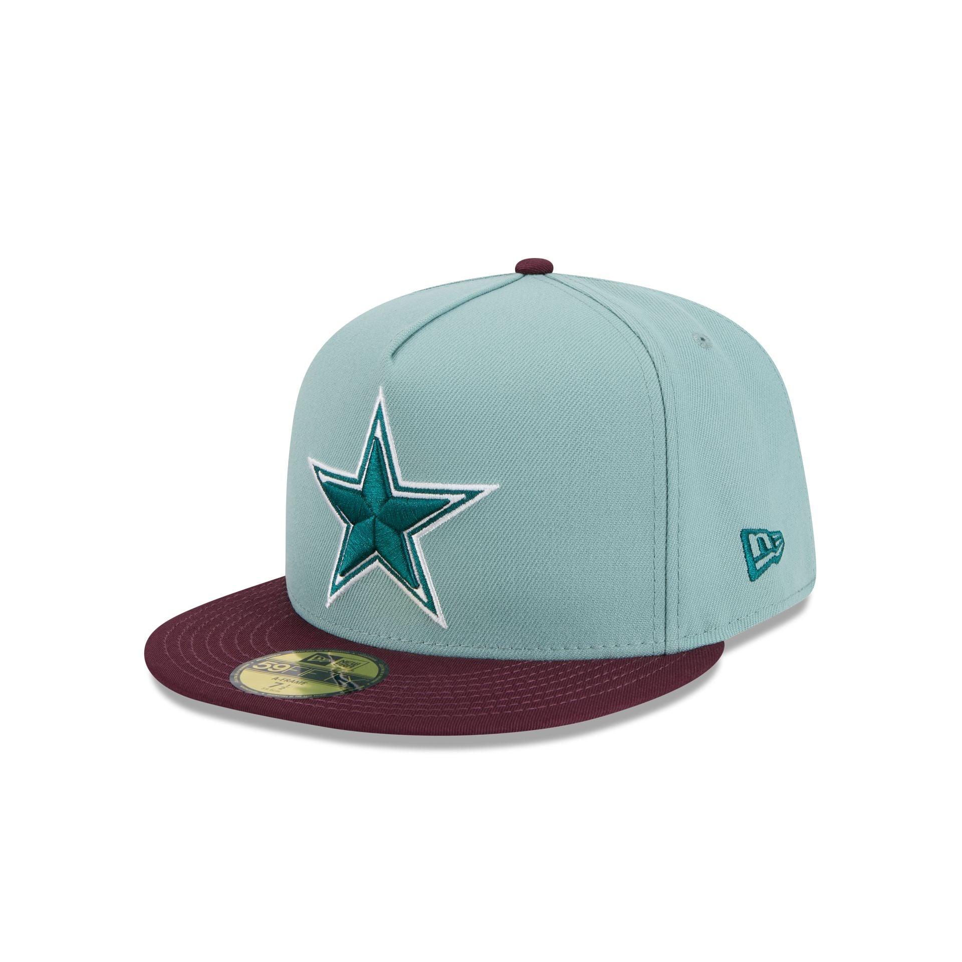 Dallas Cowboys Beach Kiss Blue 59FIFTY A-Frame Fitted Hat Male Product Image