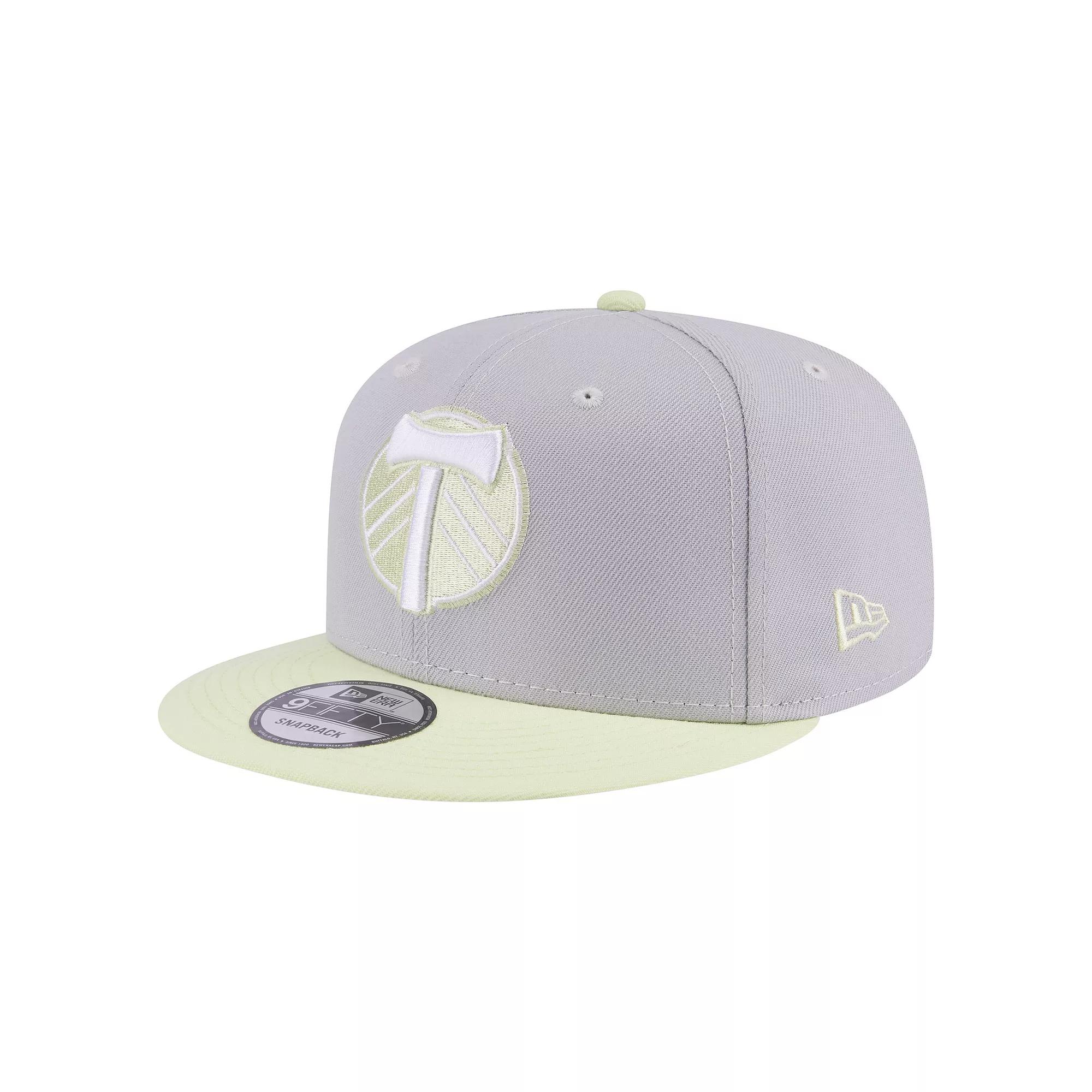 Mens New Era Gray Portland Timbers Color Pack Two-Tone 9FIFTY Snapback Hat Product Image