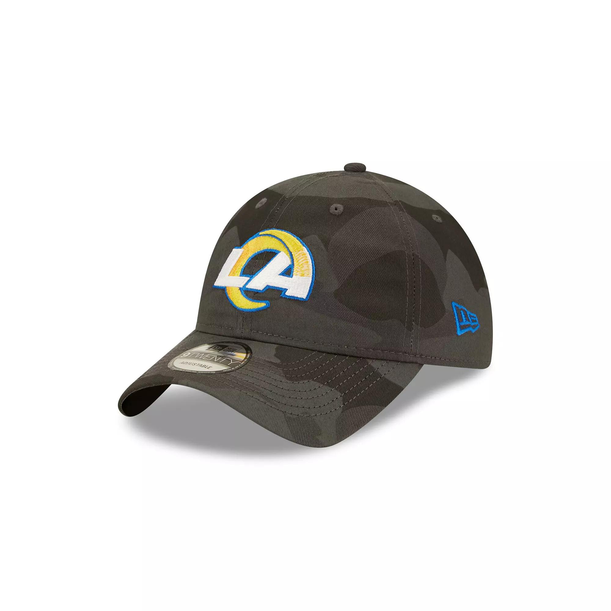 Men's New Era  Camo Los Angeles Rams Core Classic 2.0 9TWENTY Adjustable Hat, Green Product Image