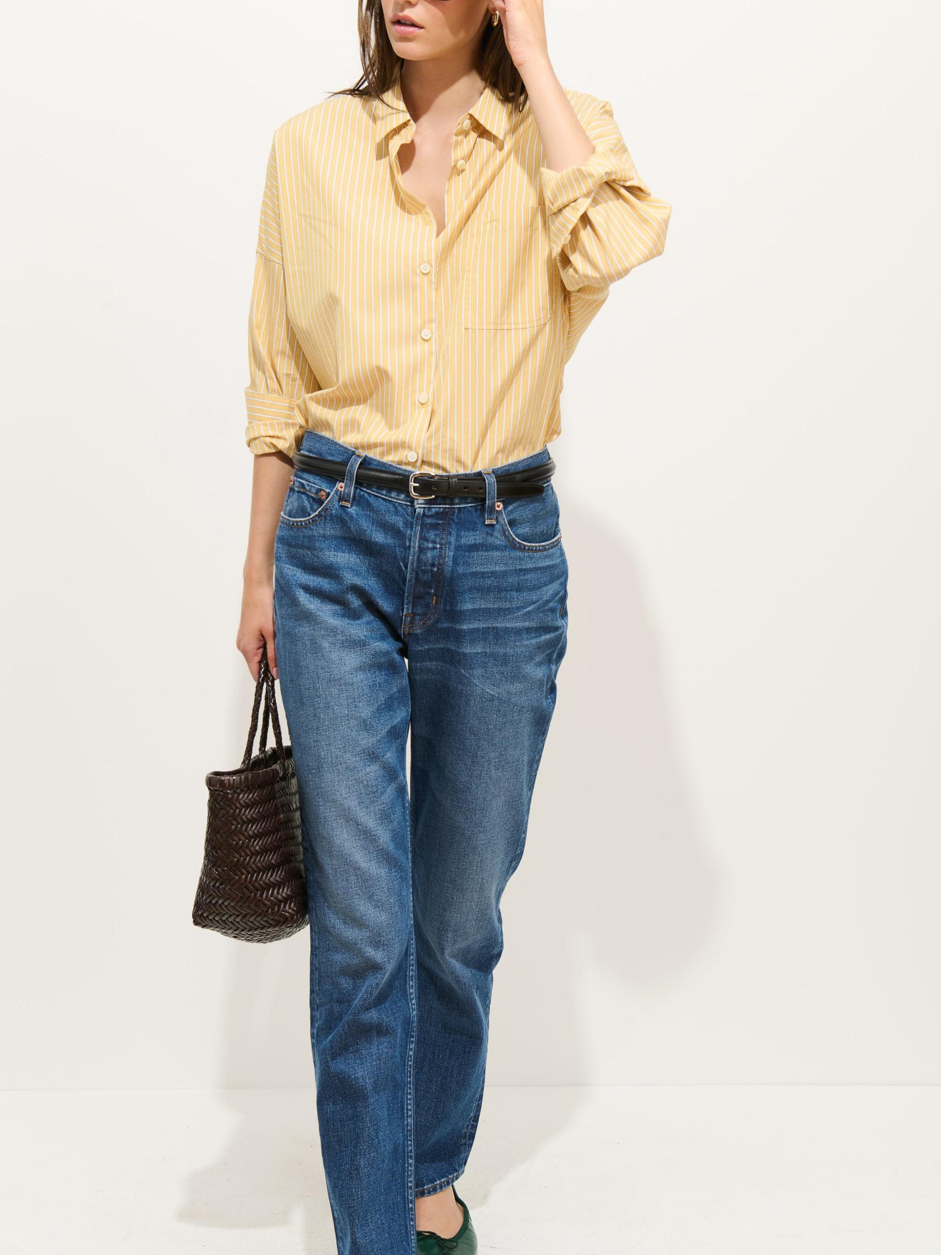 Jo Striped Shirt In Cotton Poplin Product Image