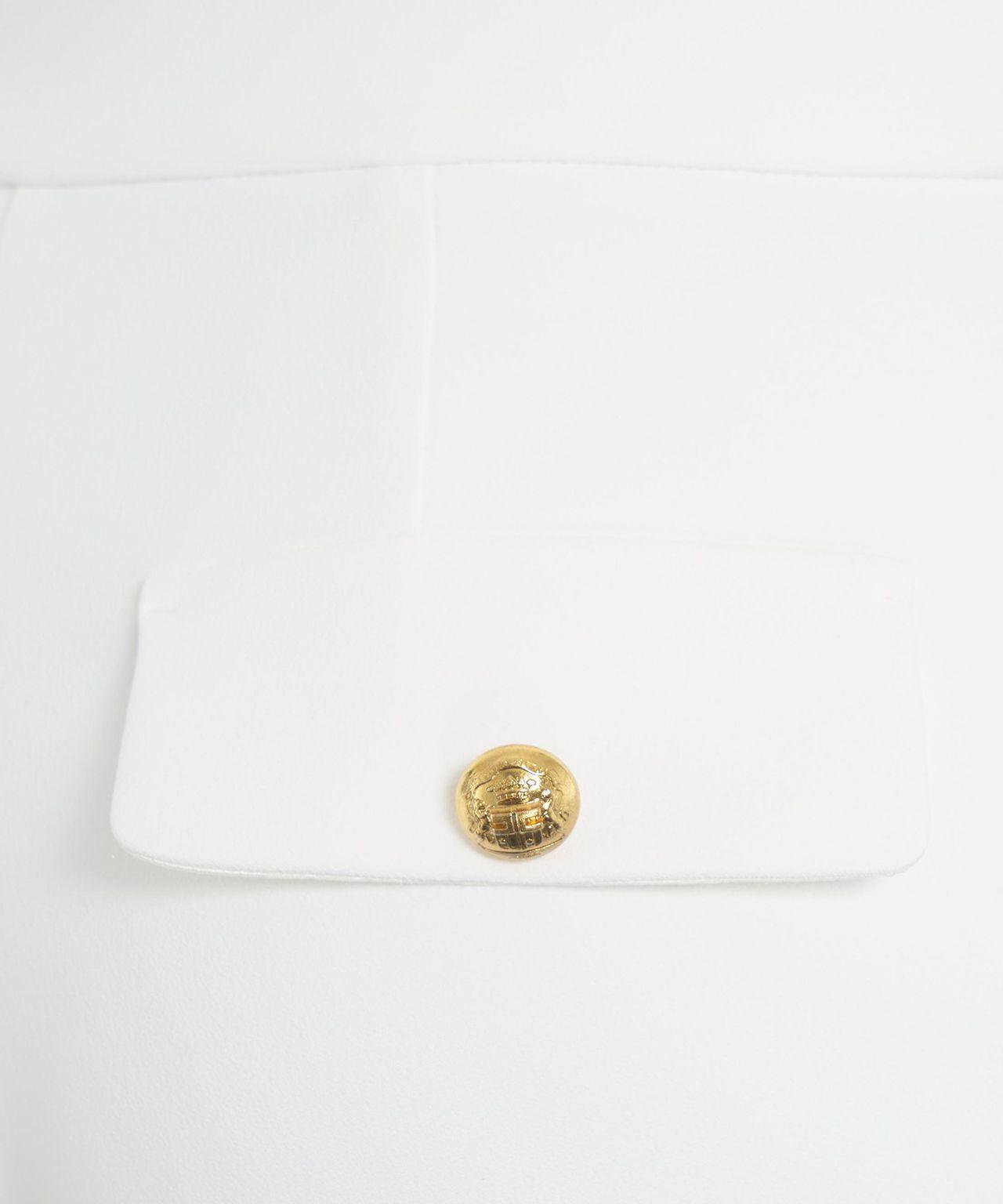 Cropped crêpe trousers Product Image