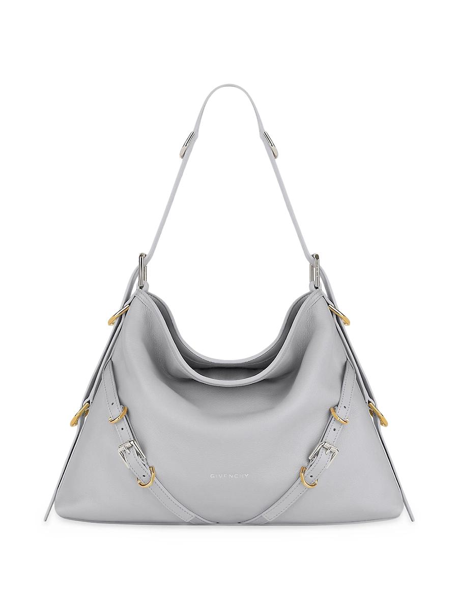 Voyou Medium Shoulder Bag in Tumbled Leather Product Image