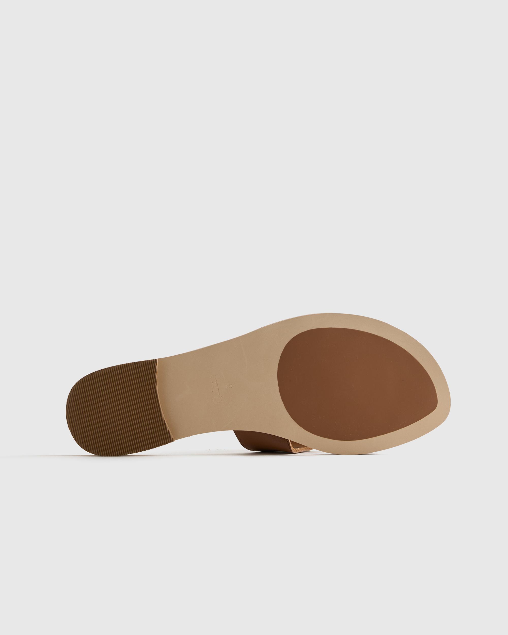 Quince | Women's Italian Leather Cutout Slide Sandal Product Image
