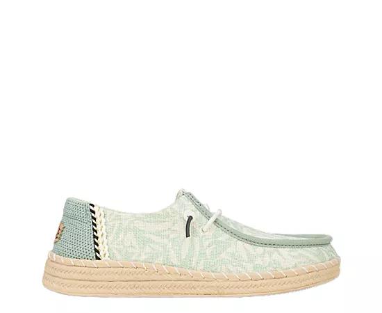 Heydude Womens Wendy Espadrille Retro Palm Slip On Sneaker Product Image