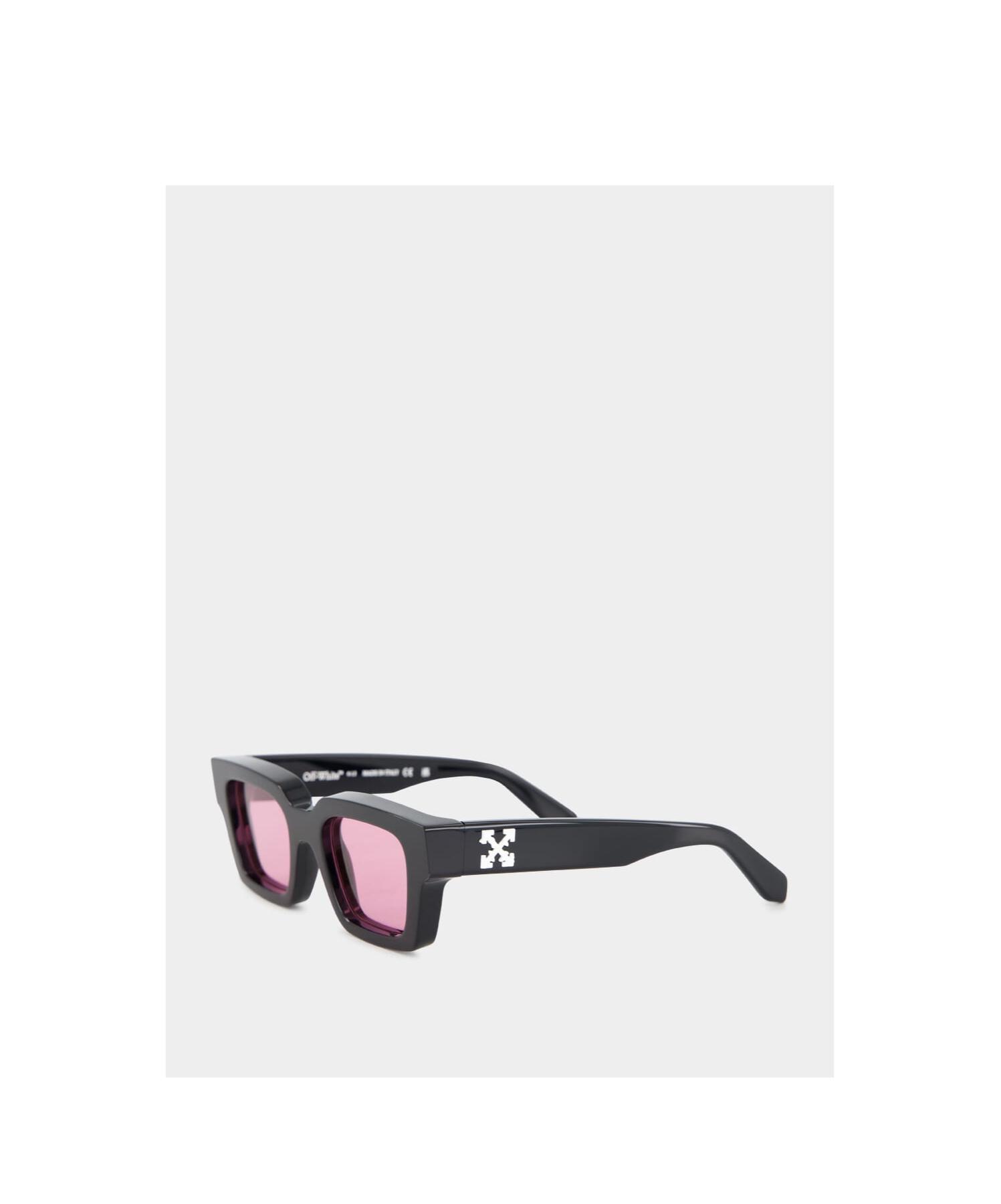 OFF-WHITE Virgil Rectangular Sunglasses In Pink Product Image