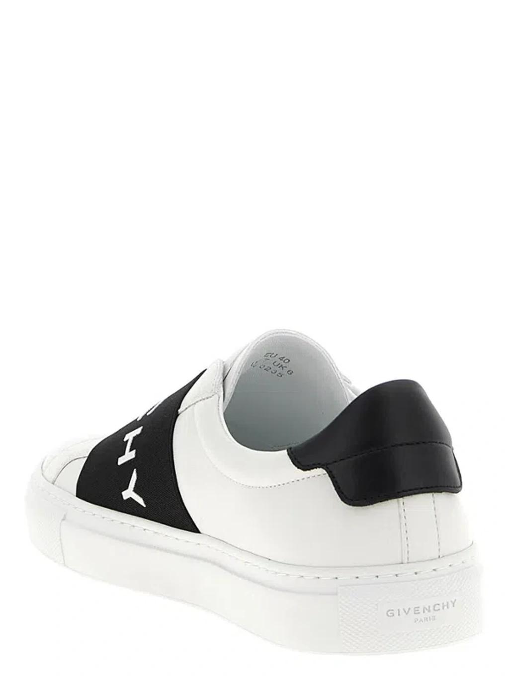 GIVENCHY Urban Street Sneakers In Leather With Elastic Band In Multi Product Image