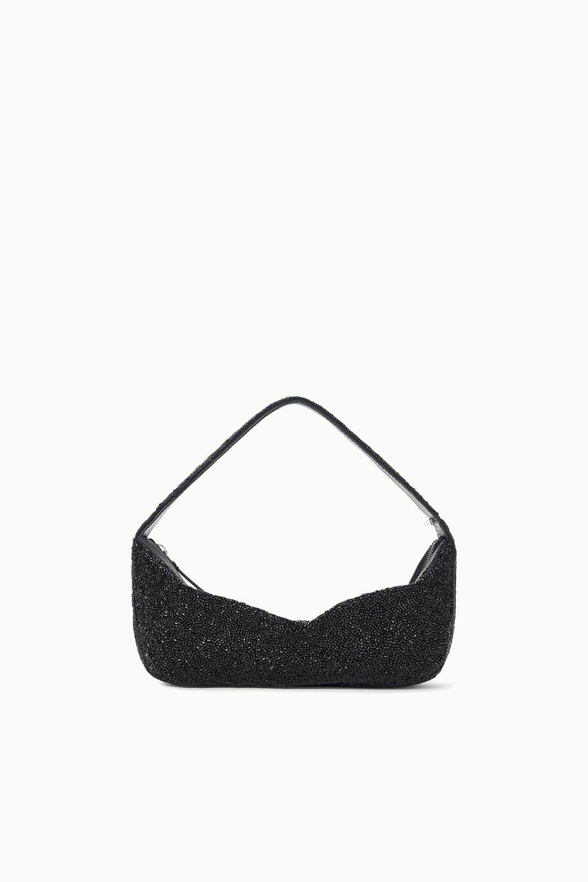 DEMY BEADED SHOULDER BAG | BLACK Product Image