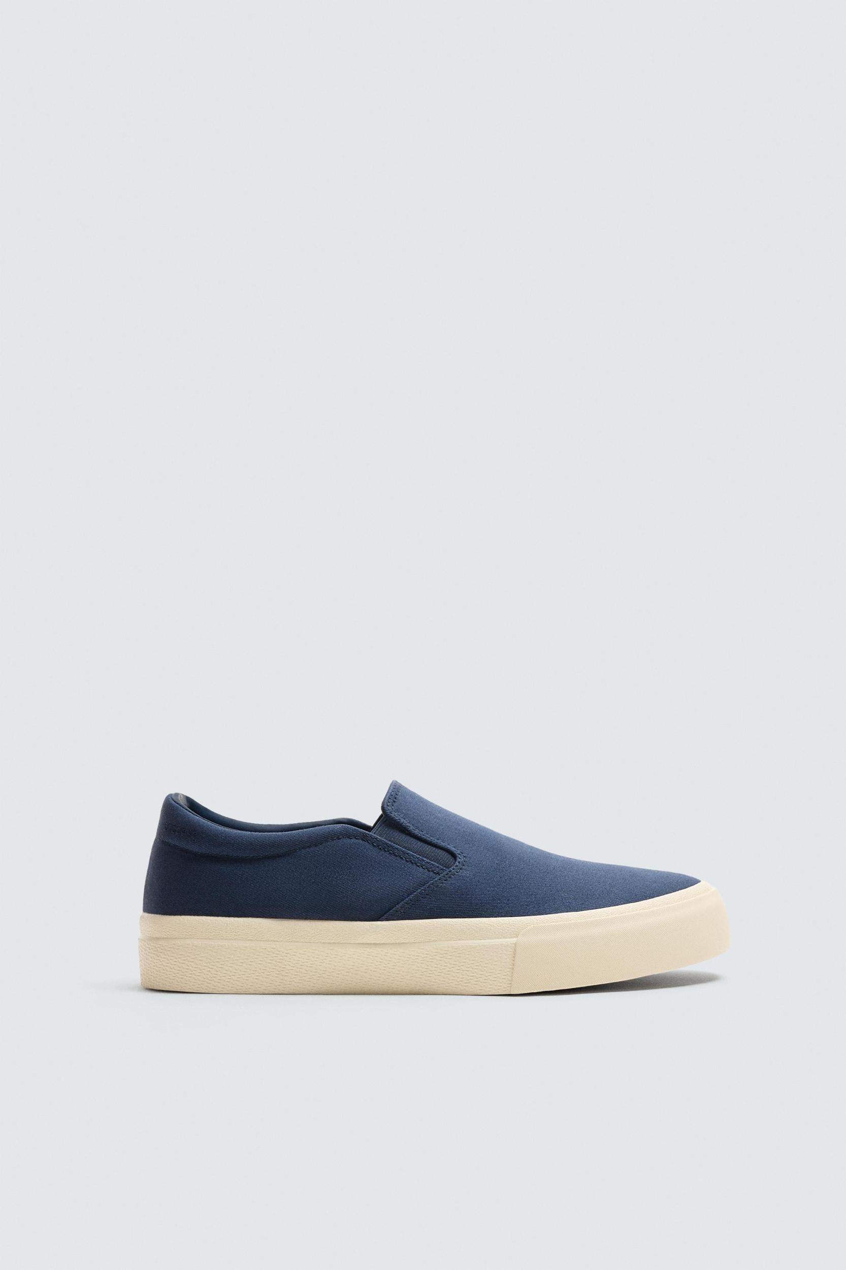 FABRIC LACELESS SNEAKERS Product Image