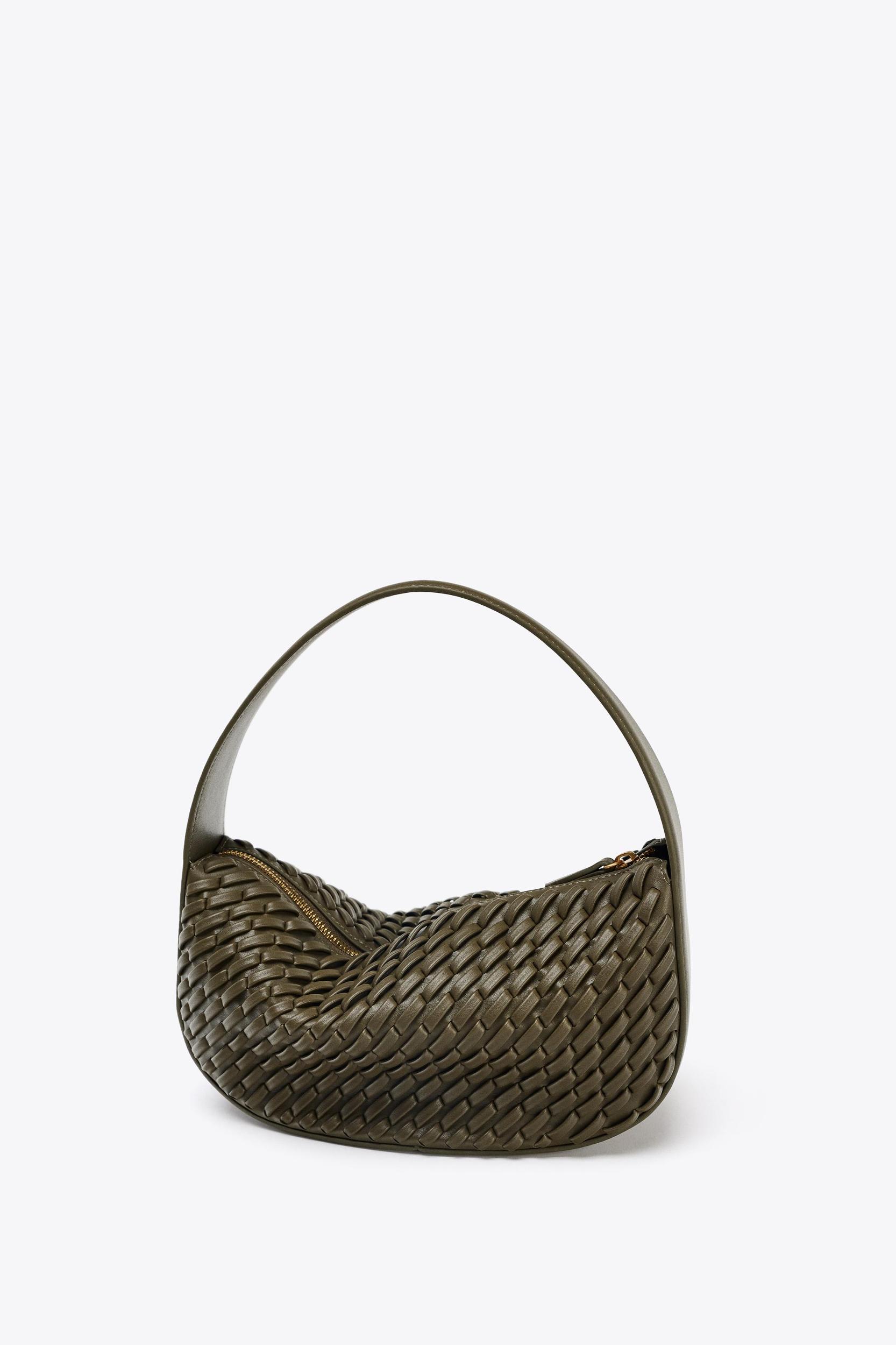 WOVEN EFFECT HANDBAG Product Image