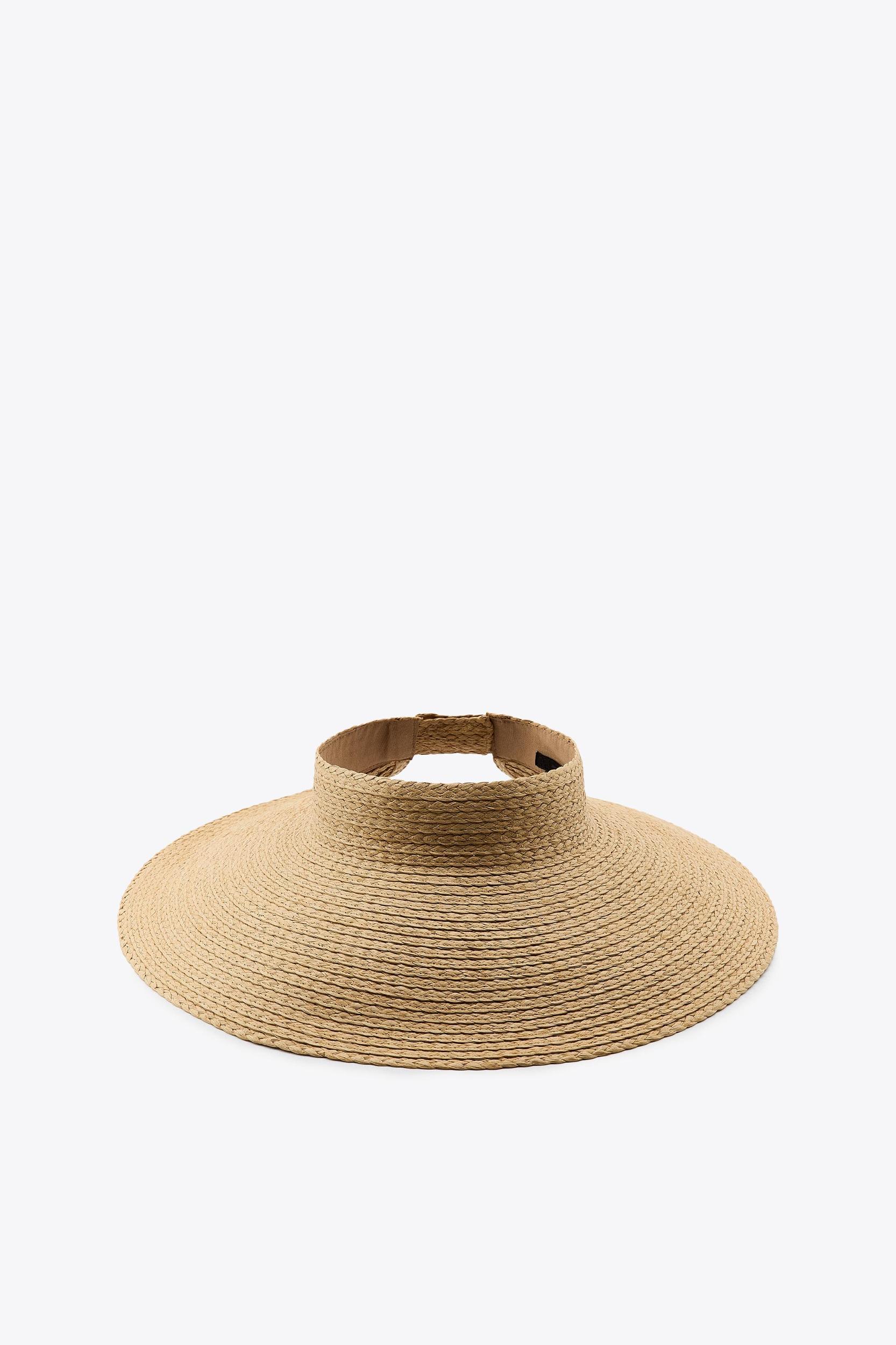 WIDE BRIM WOVEN VISOR Product Image