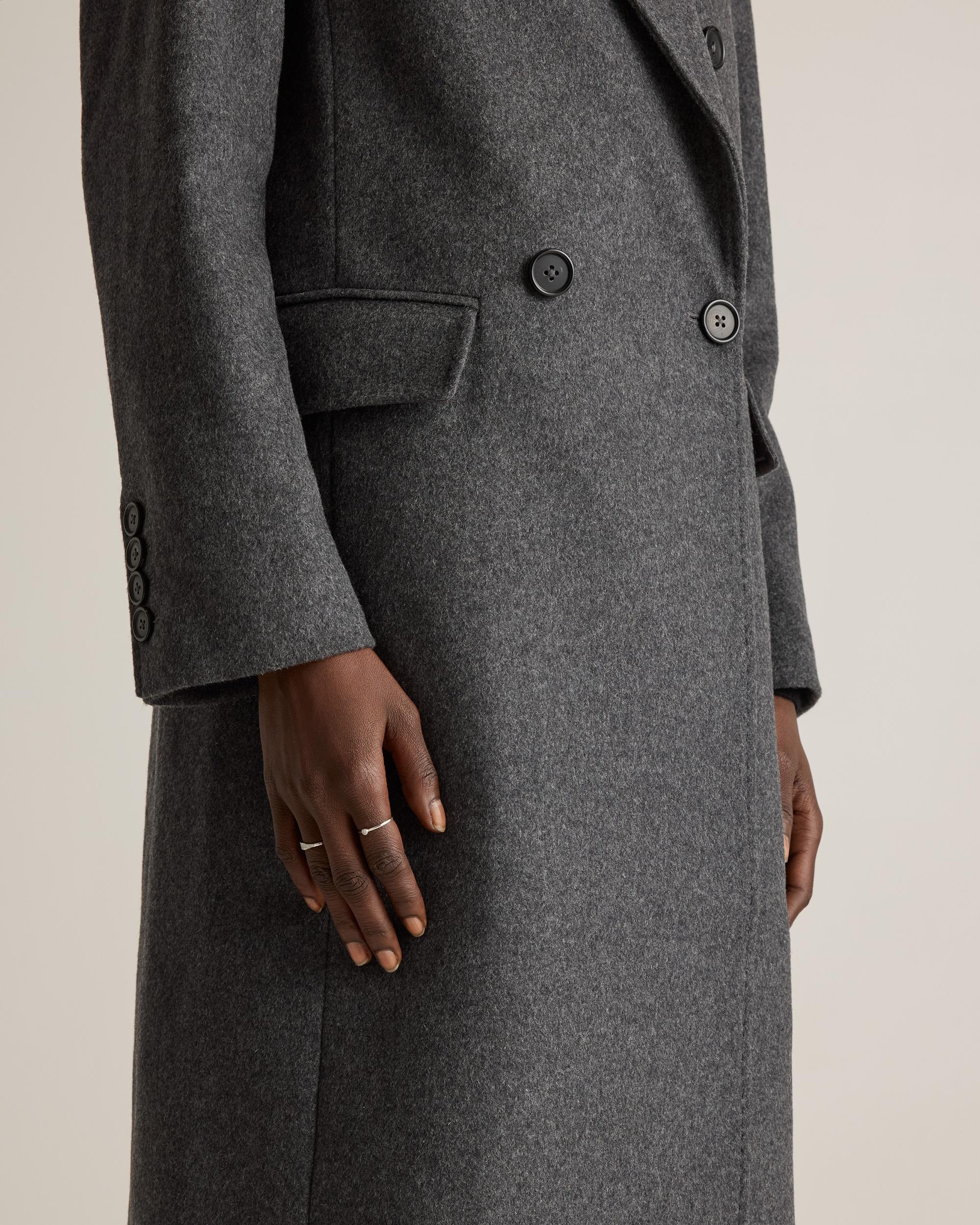 Quince | Women's Italian Wool Double-Breasted Coat Wool/Nylon Product Image
