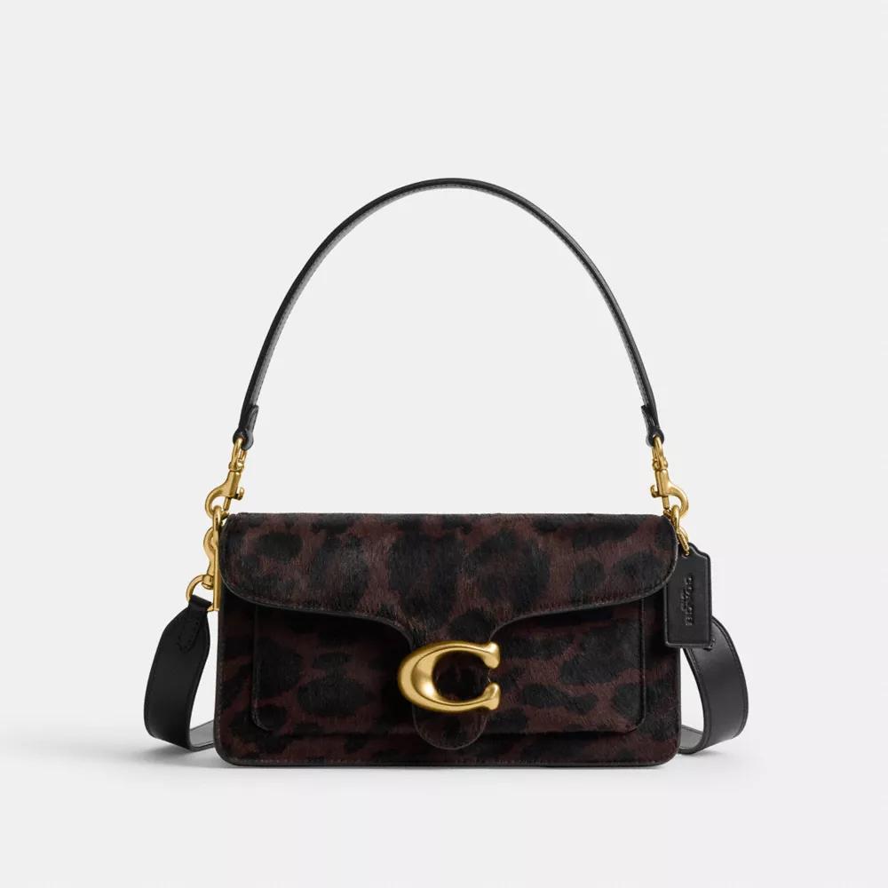 Tabby Shoulder Bag 26 In Haircalf With Leopard Print Product Image