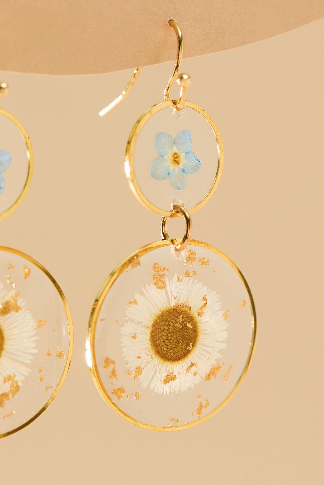 Pressed Petal Dangle Earring Product Image