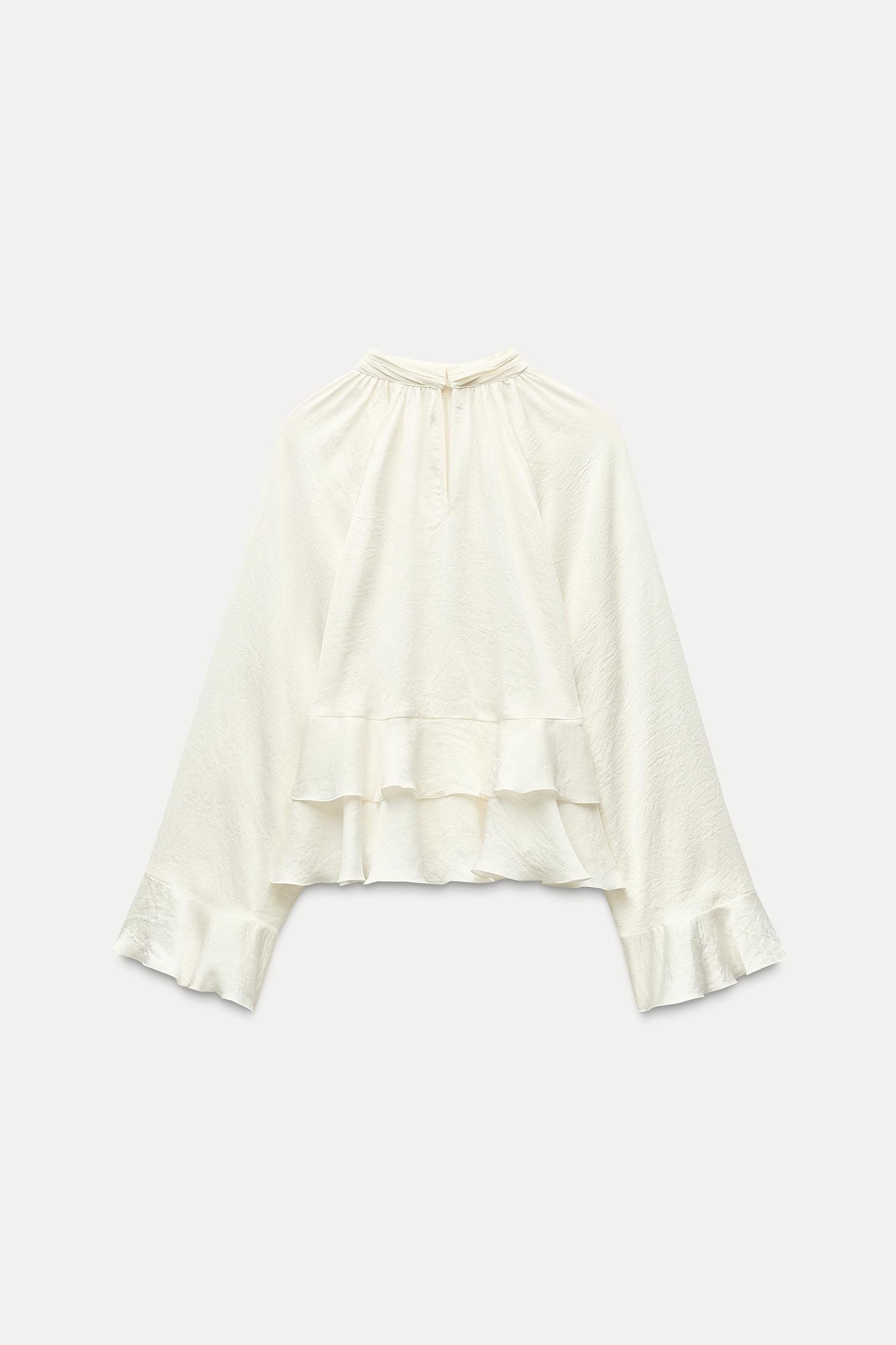 RUFFLED BLOUSE Product Image