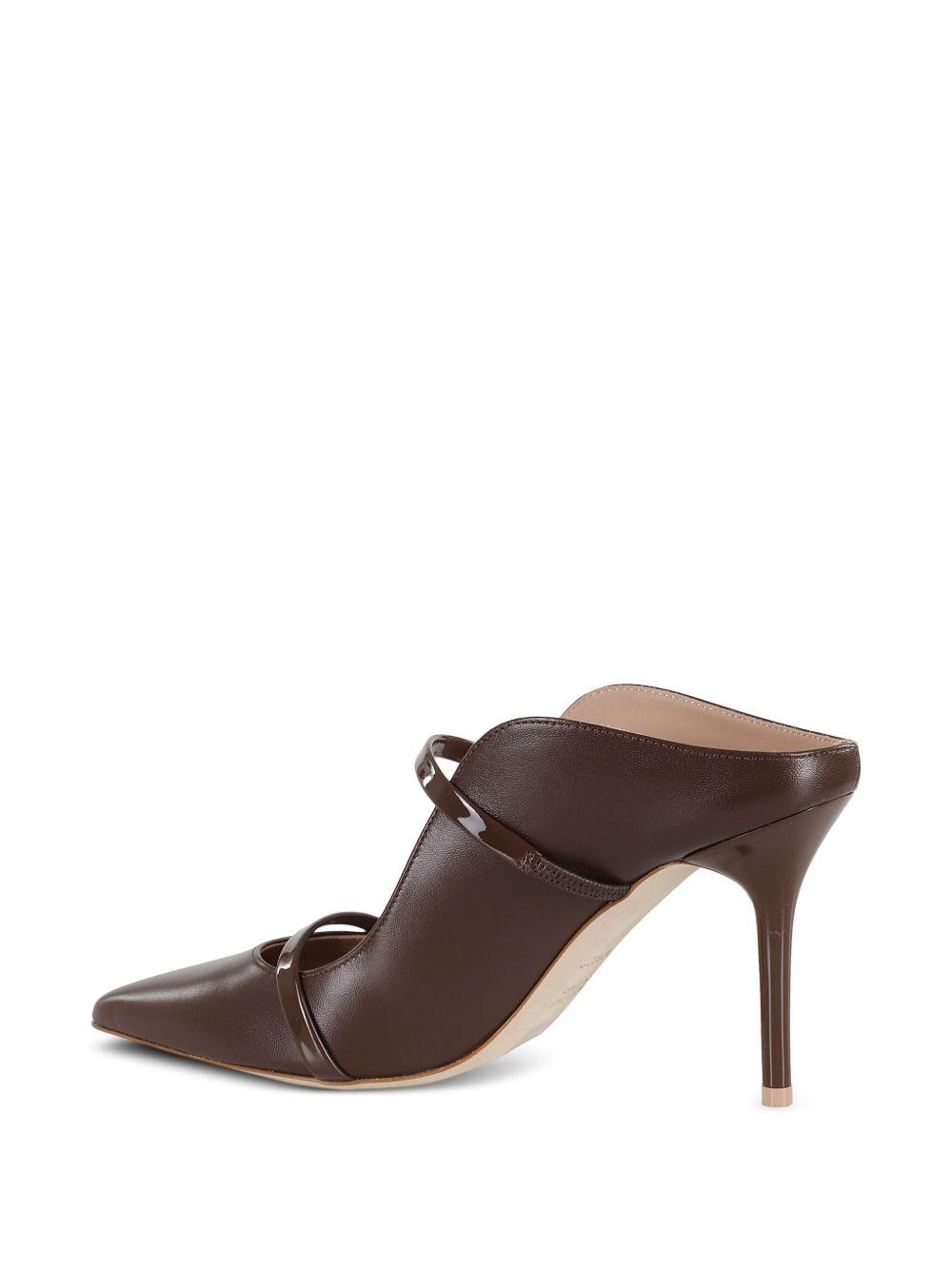 85mm Maureen patent-leather stiletto mules Product Image