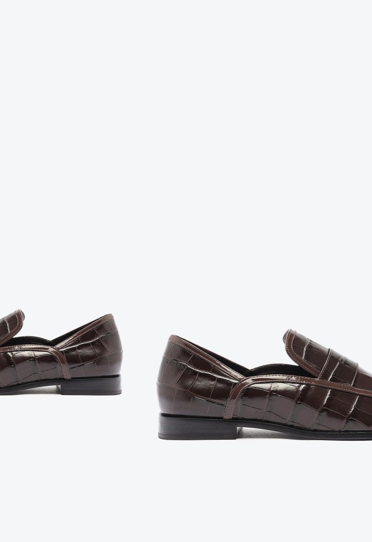 Maurice Croco Embossed Flat Product Image