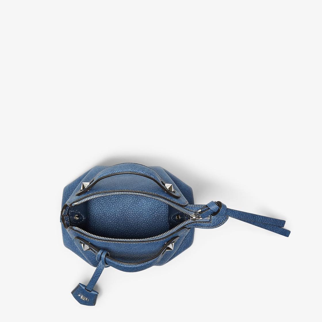 By The Way Soft MiniBlue leather denim-effect mini-bag Product Image