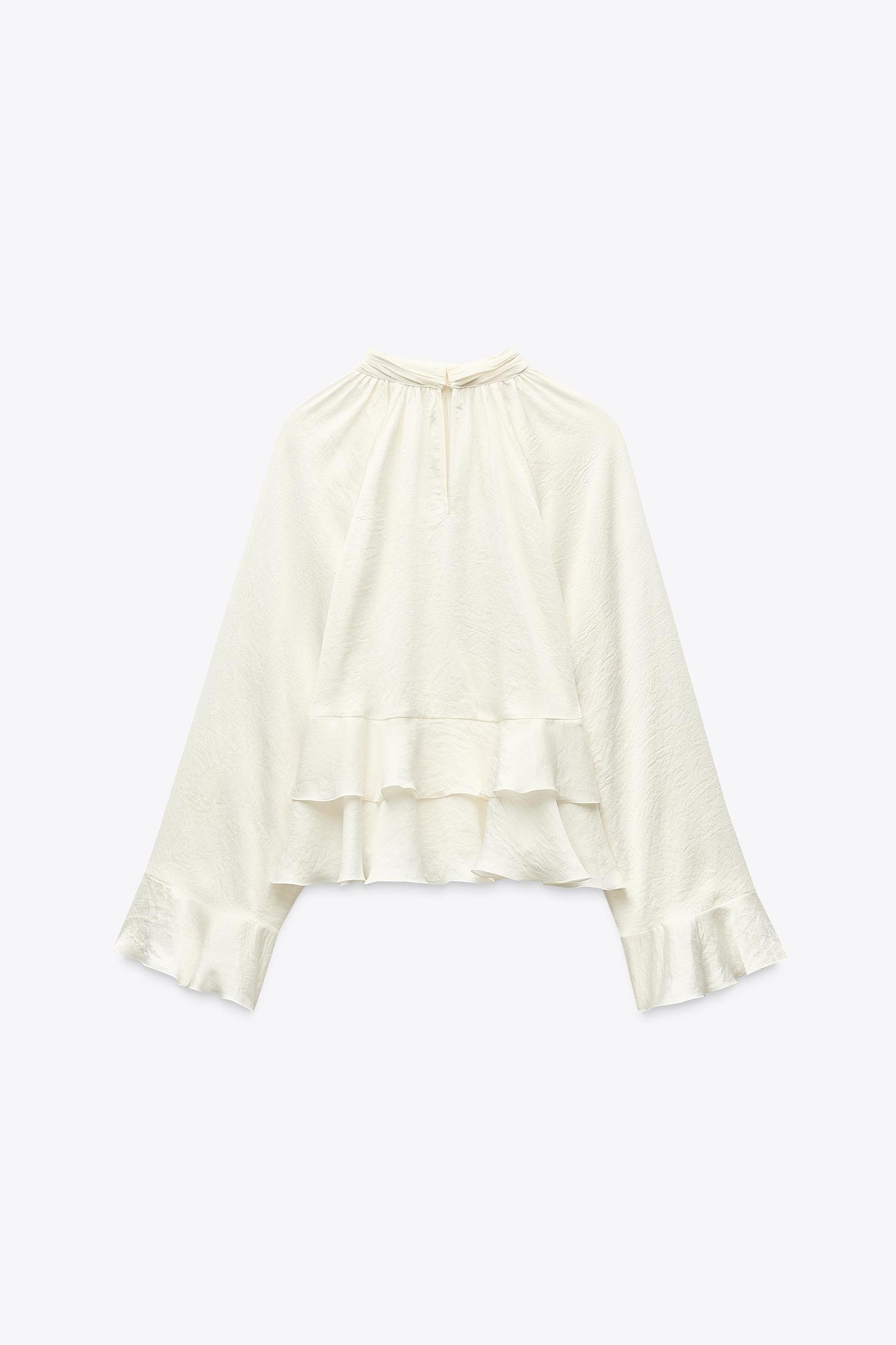 RUFFLED BLOUSE Product Image