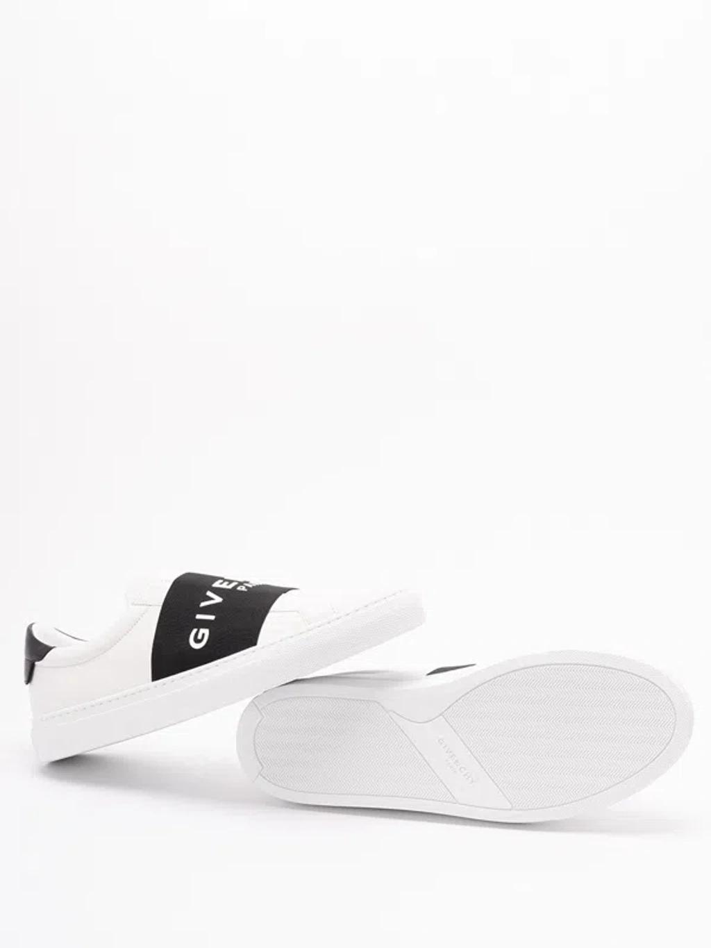 GIVENCHY Urban Street Sneakers In Leather With Elastic Band In Multi Product Image