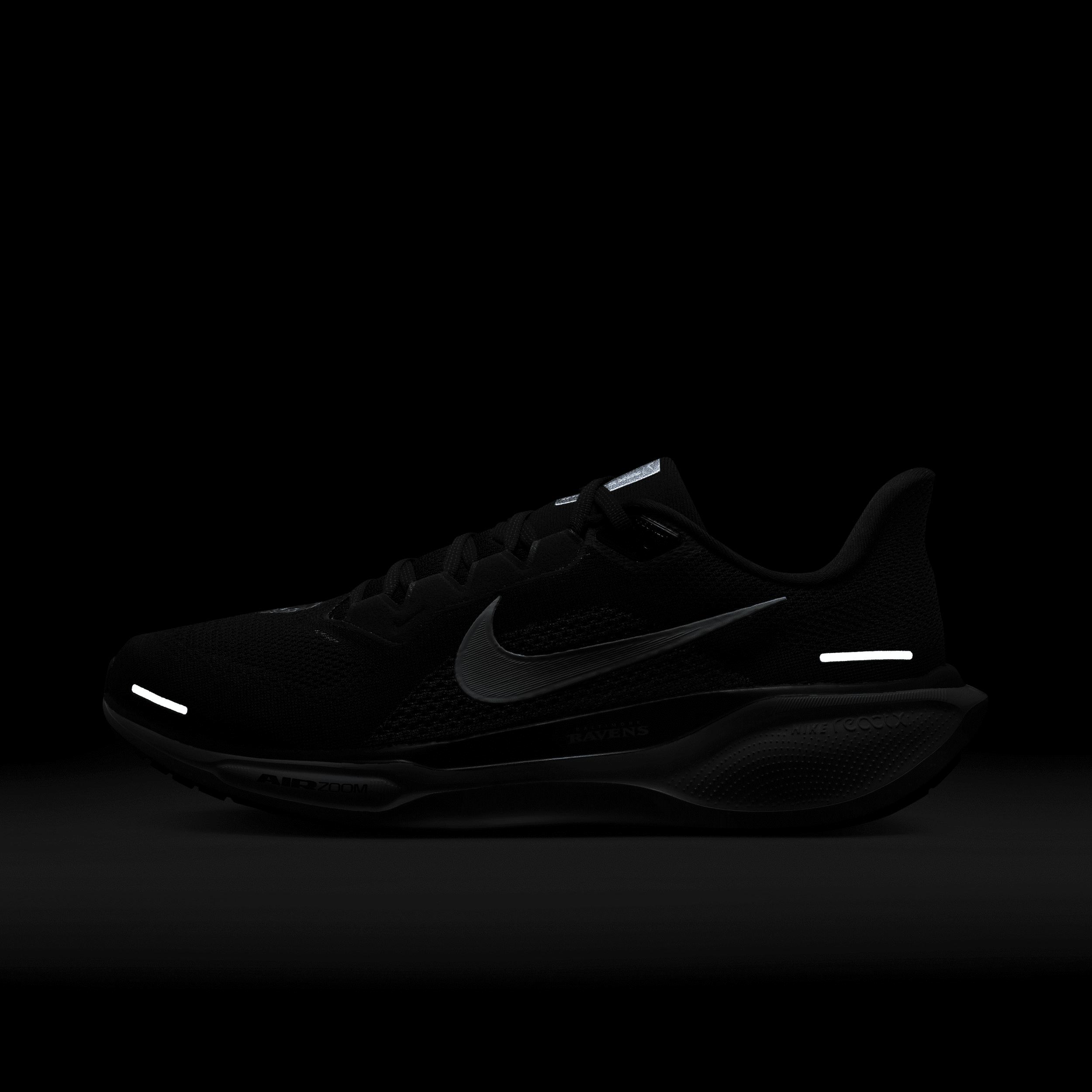 Nike Men's Pegasus 41 NFL Baltimore Ravens Road Running Shoes Product Image