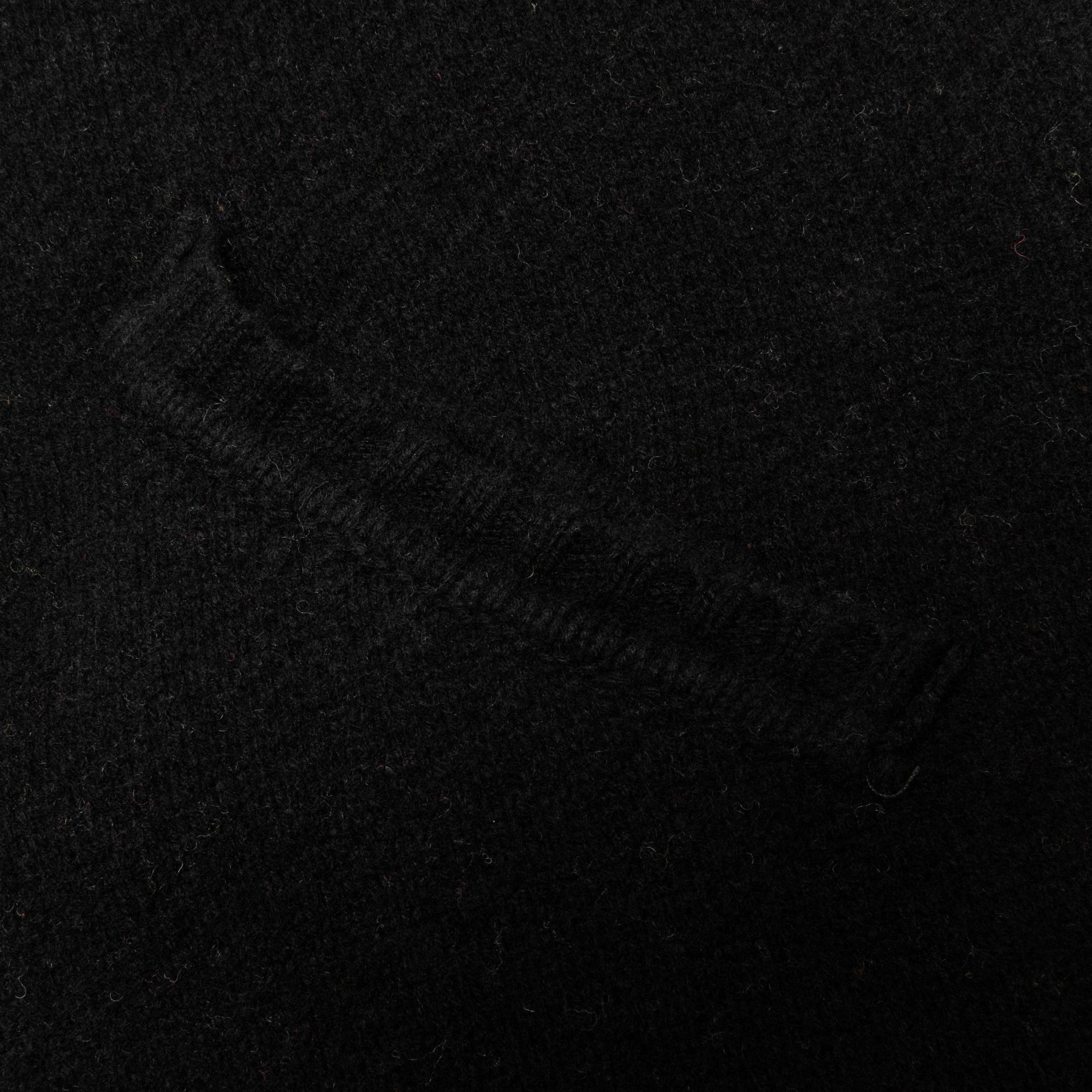 Oversize Cardigan - Black Male Product Image