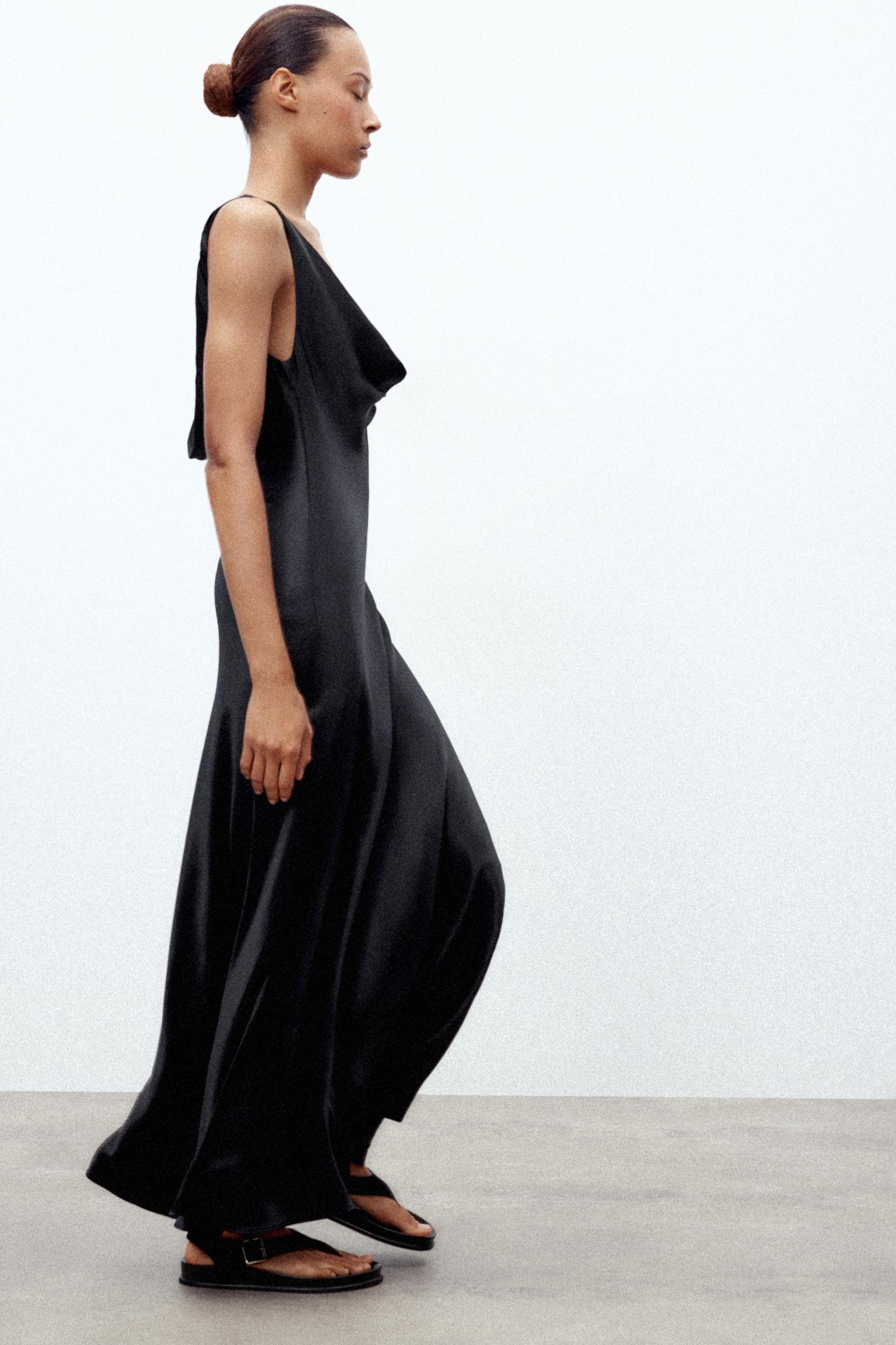 ZW COLLECTION SATIN LONG DRESS Product Image