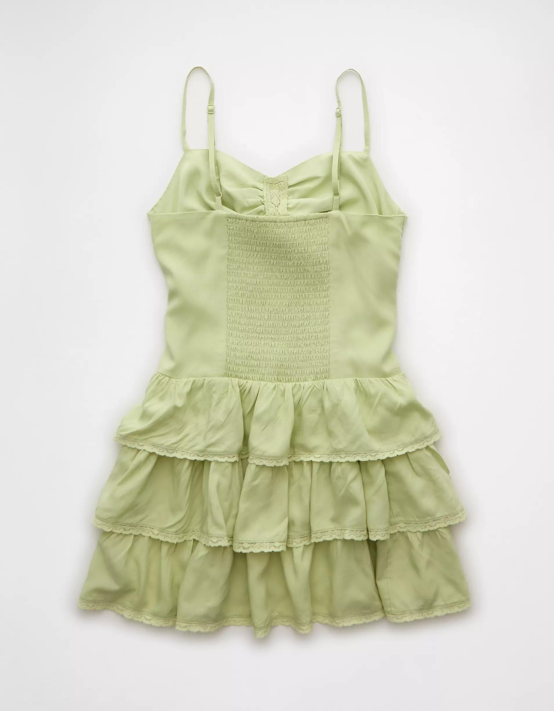 AE Catie Corset Tiered Mini Dress Product Image