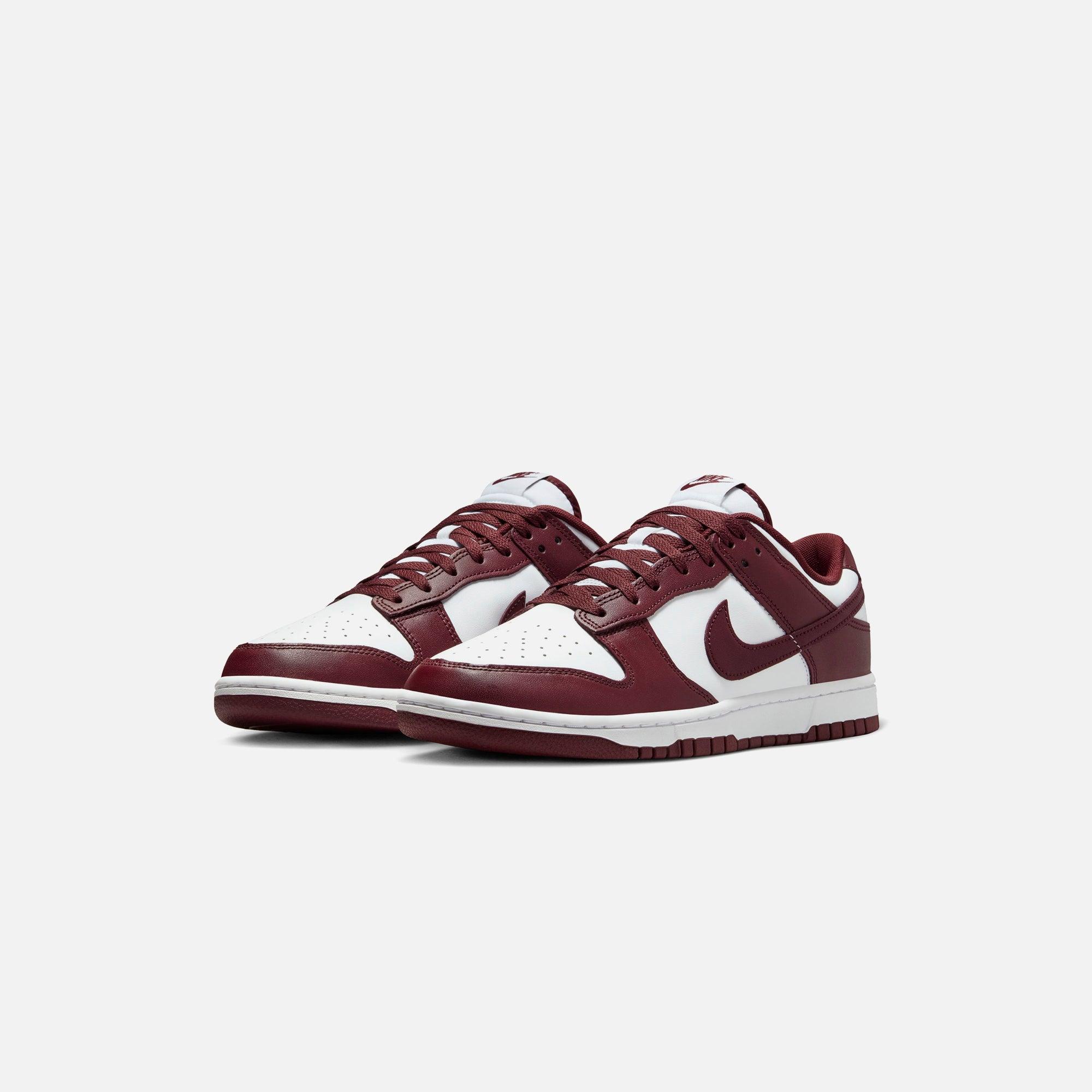 Nike Dunk Low Retro - White / Redwood / Gym Red Male Product Image