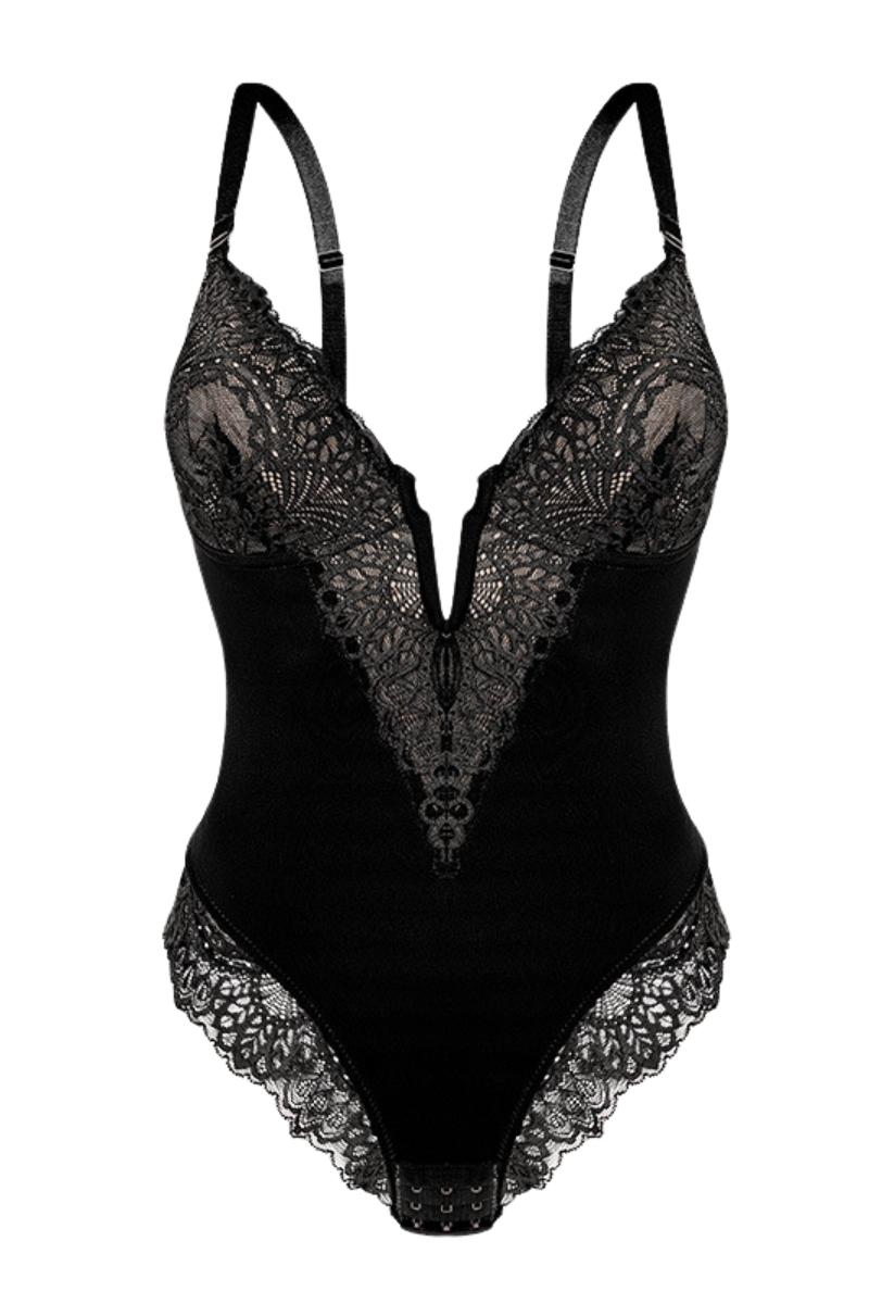 Revenge Body Deep-V Neck Bodysuit Product Image