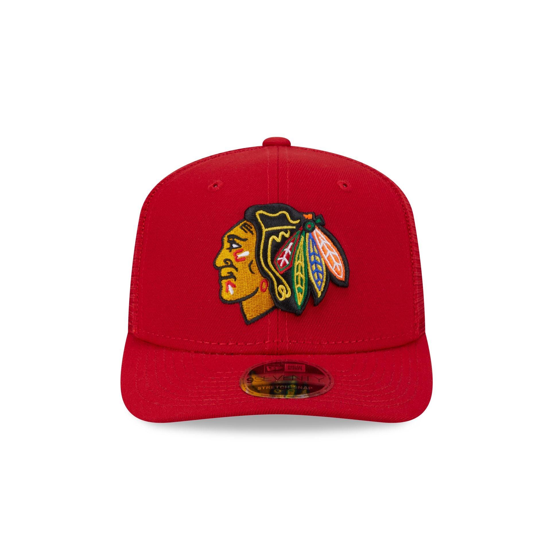 Chicago Blackhawks Simple 9SEVENTY Trucker Hat Male Product Image