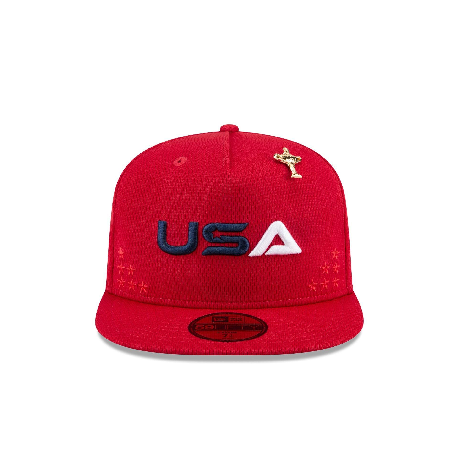 2025 Ryder Cup Team USA Red 59FIFTY A-Frame Fitted Hat Male Product Image